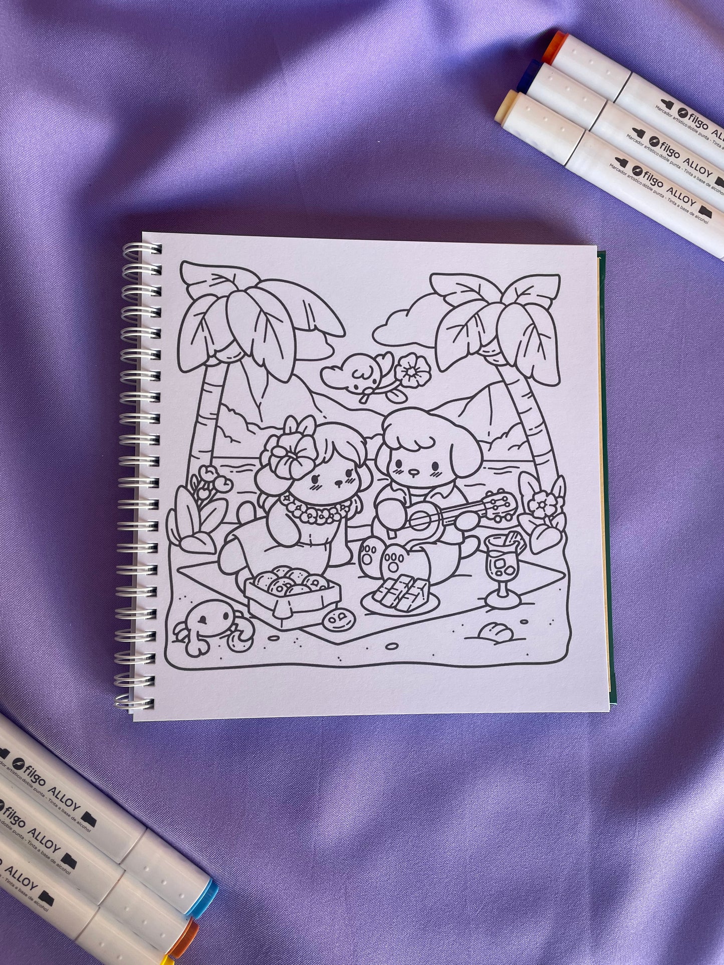 Cozy Hawaii – Cute Coloring Book