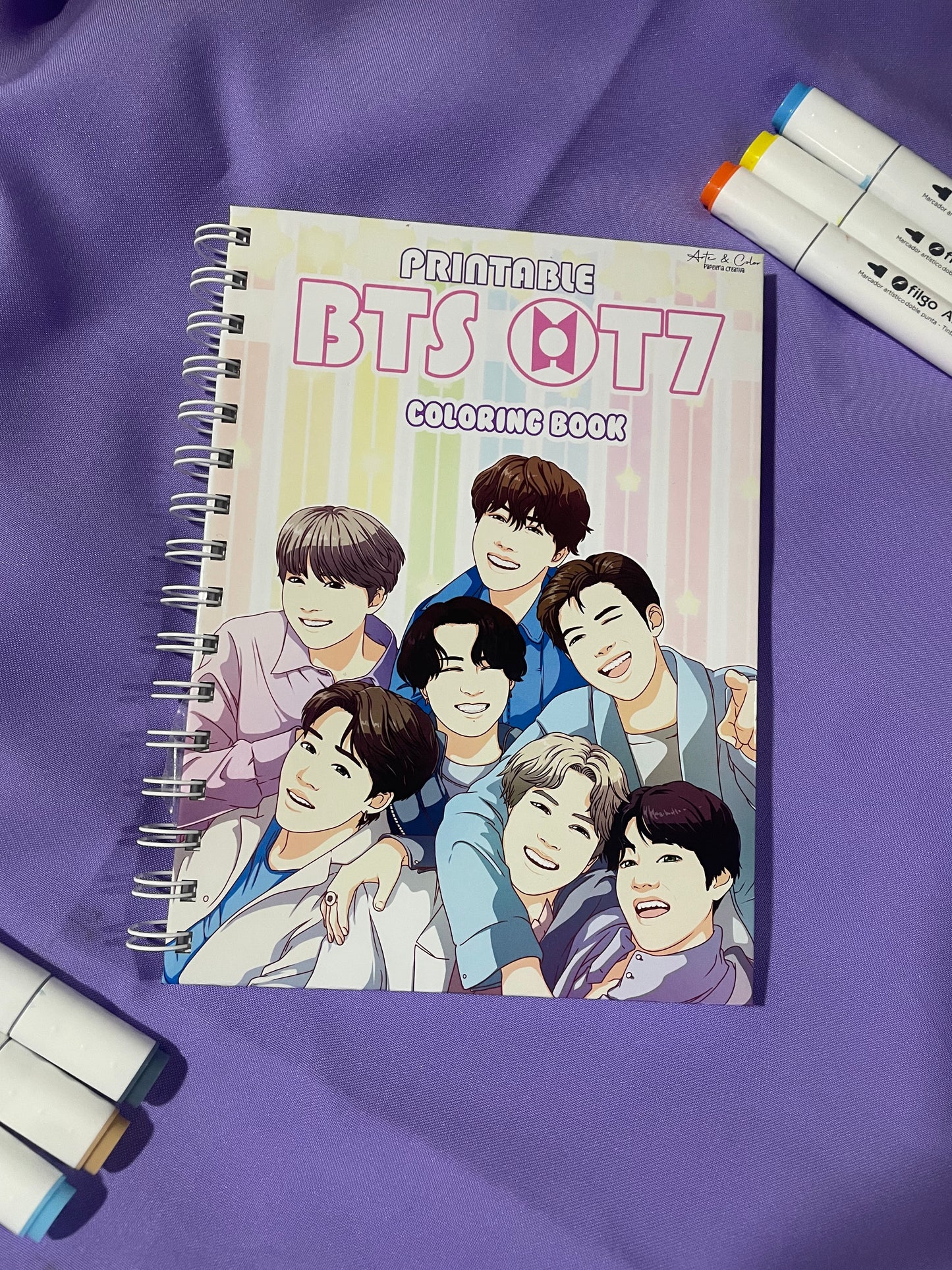 Libro de colorear BTS – Edición especial para ARMY