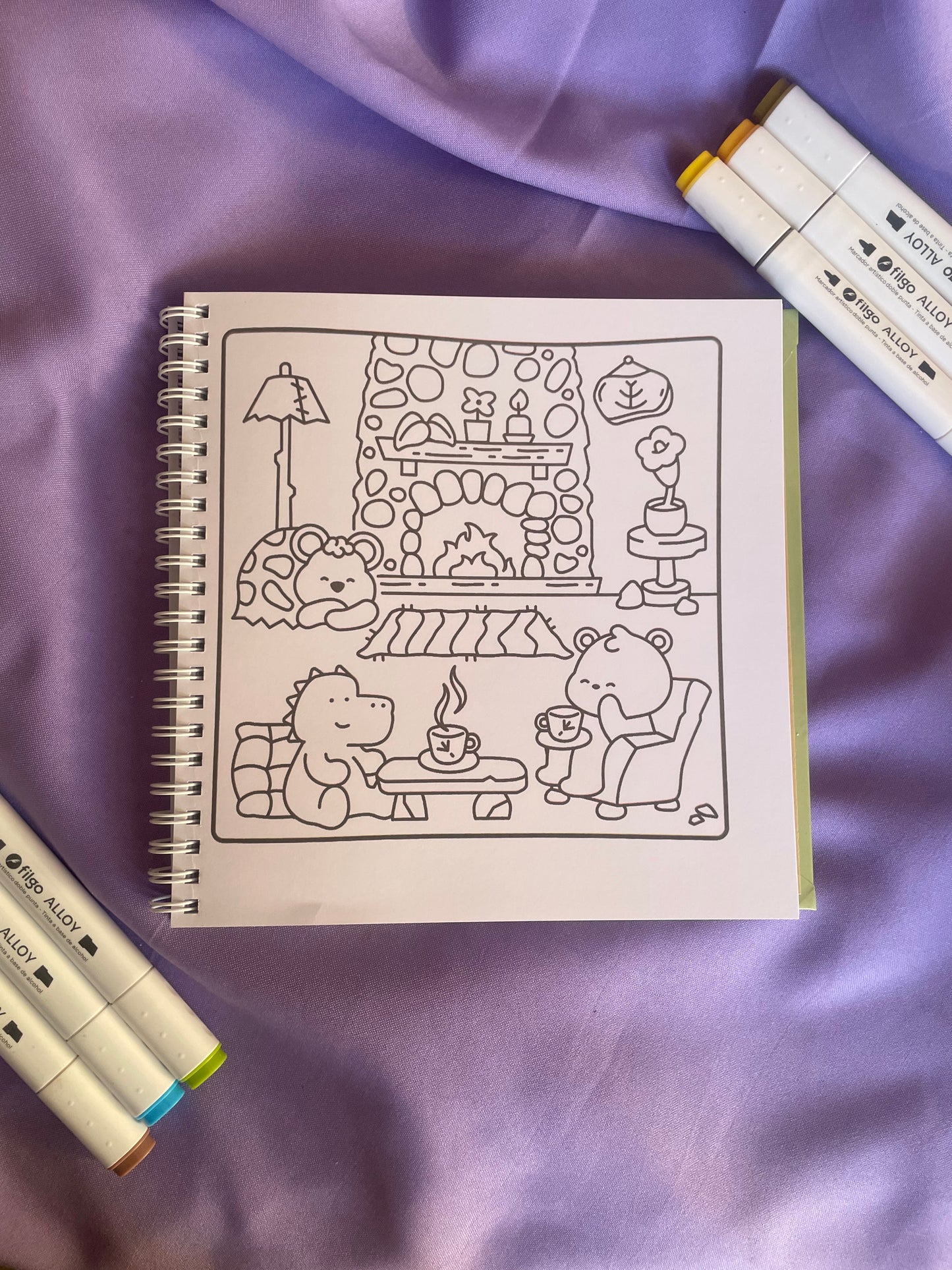 📖 Jurassic Cuddles – Bold & Easy Coloring BooK