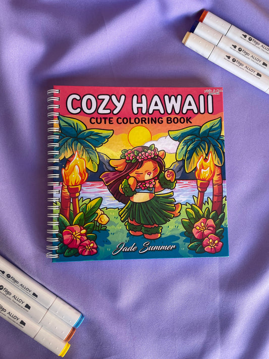 Cozy Hawaii – Cute Coloring Book