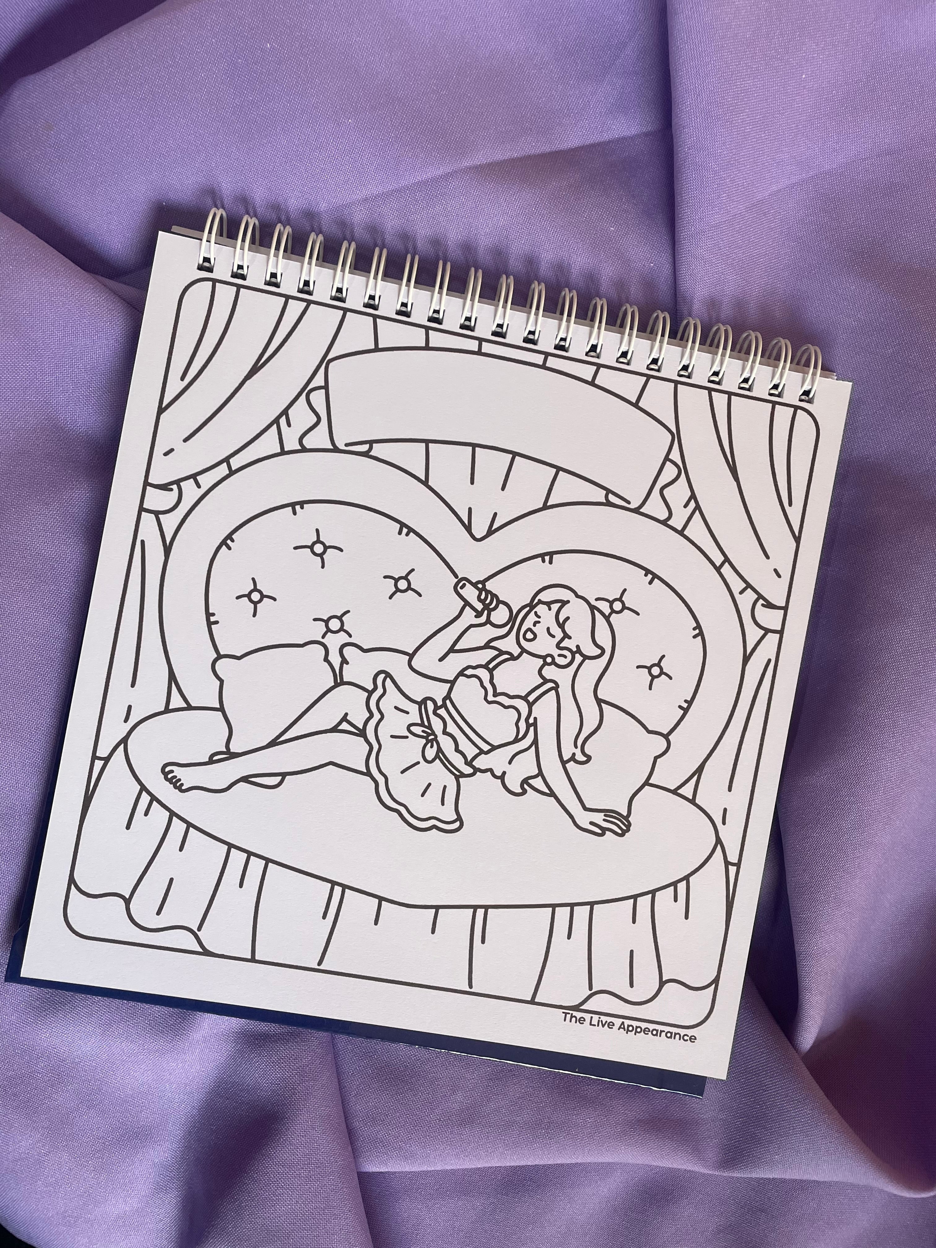🎤💖 Sweet Fans – Coloring Book