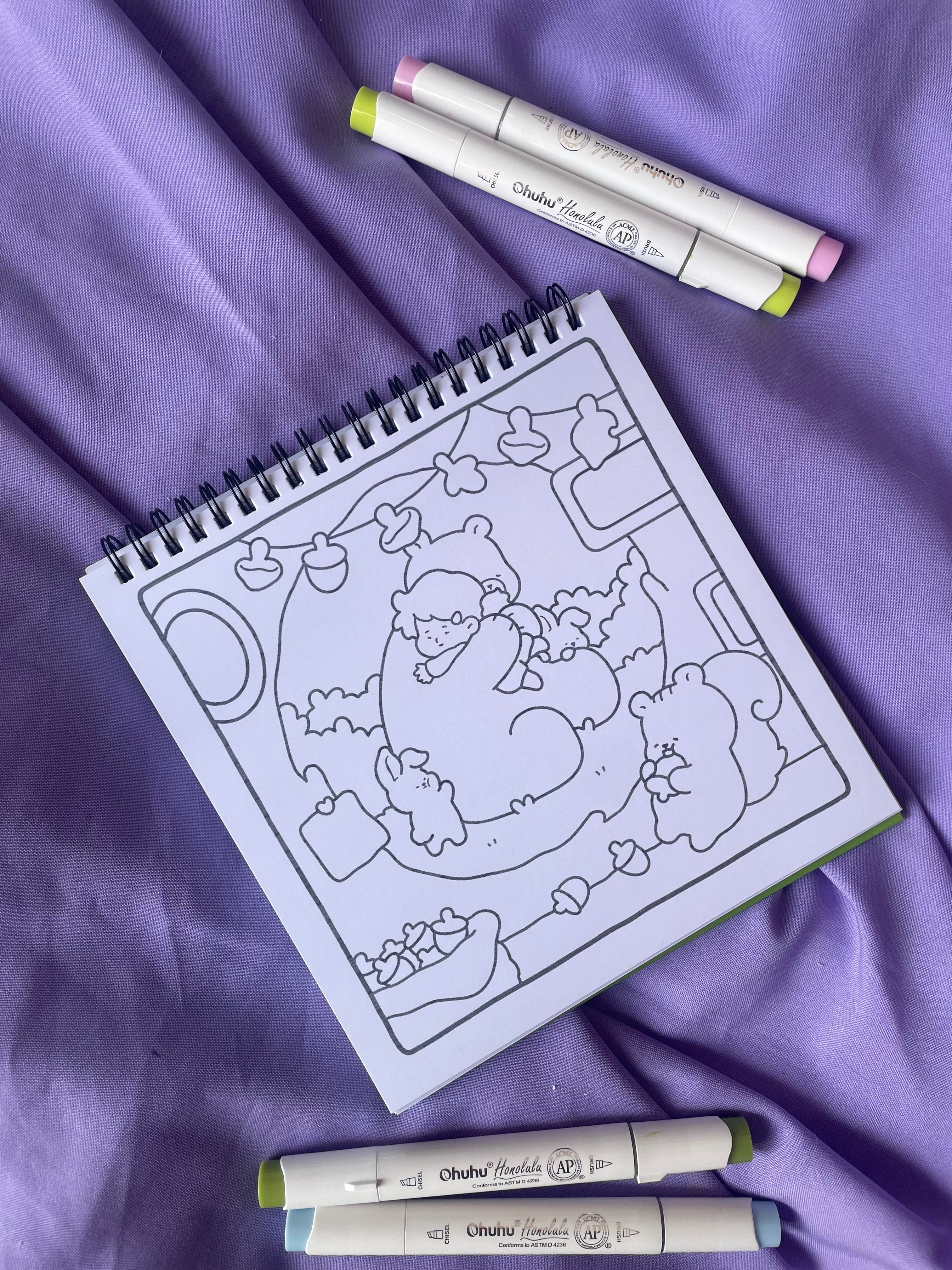 🍃 Gentle Joys – Self-Love Coloring Book