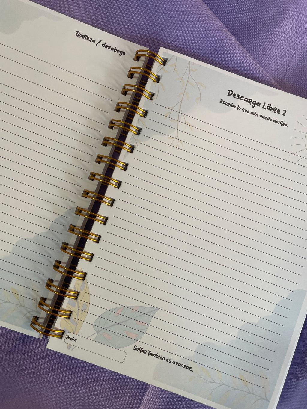 📓 Cuaderno Descarga Mental 🖤