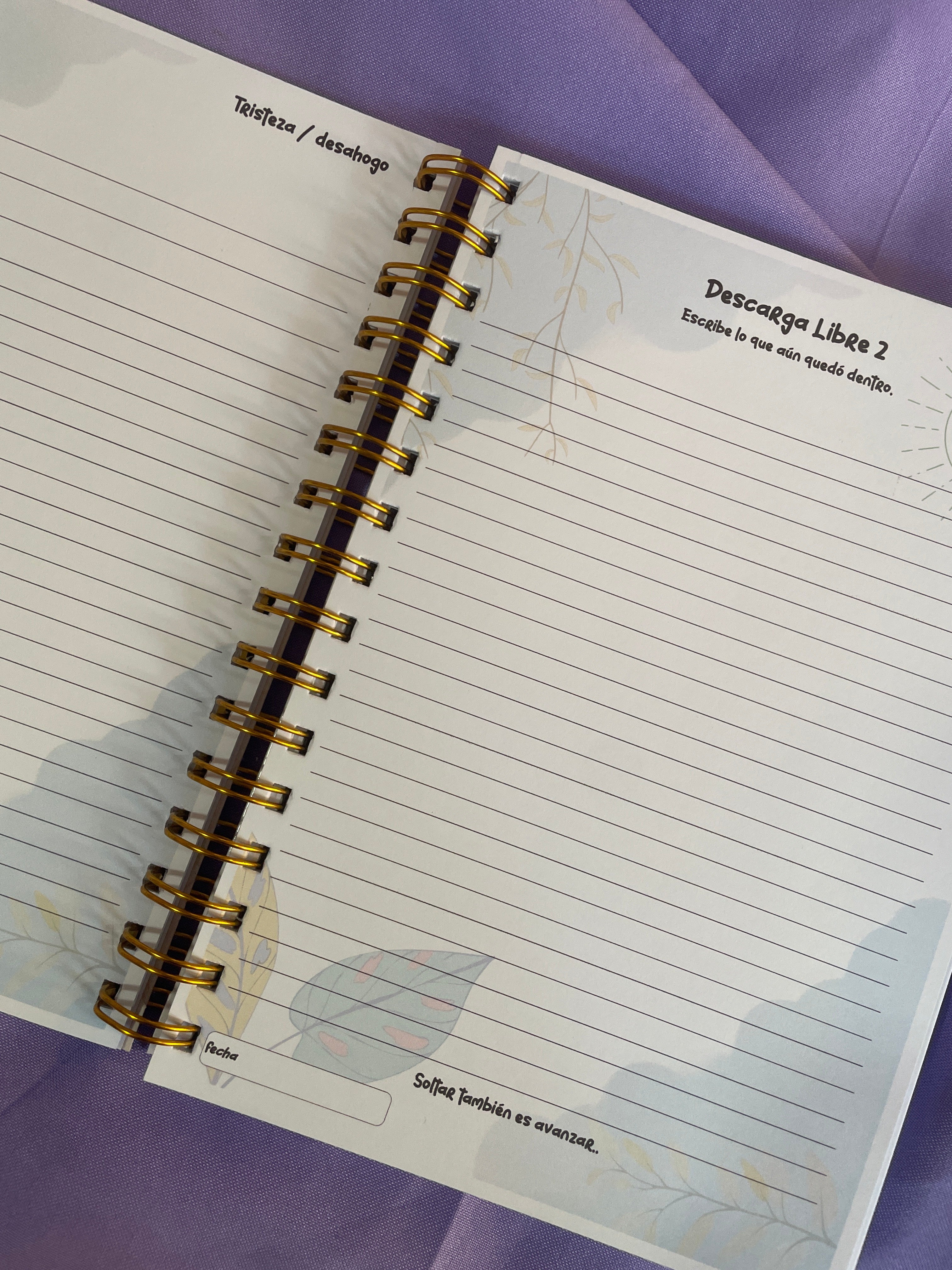 📓 Cuaderno Descarga Mental 🖤