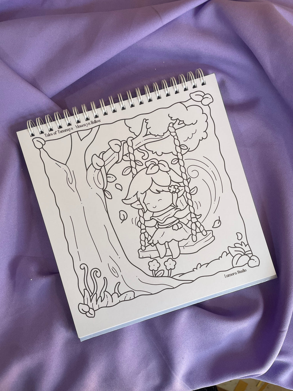🍄🧚 Mosswyn Hollow – Cute Fairy Coloring Book
