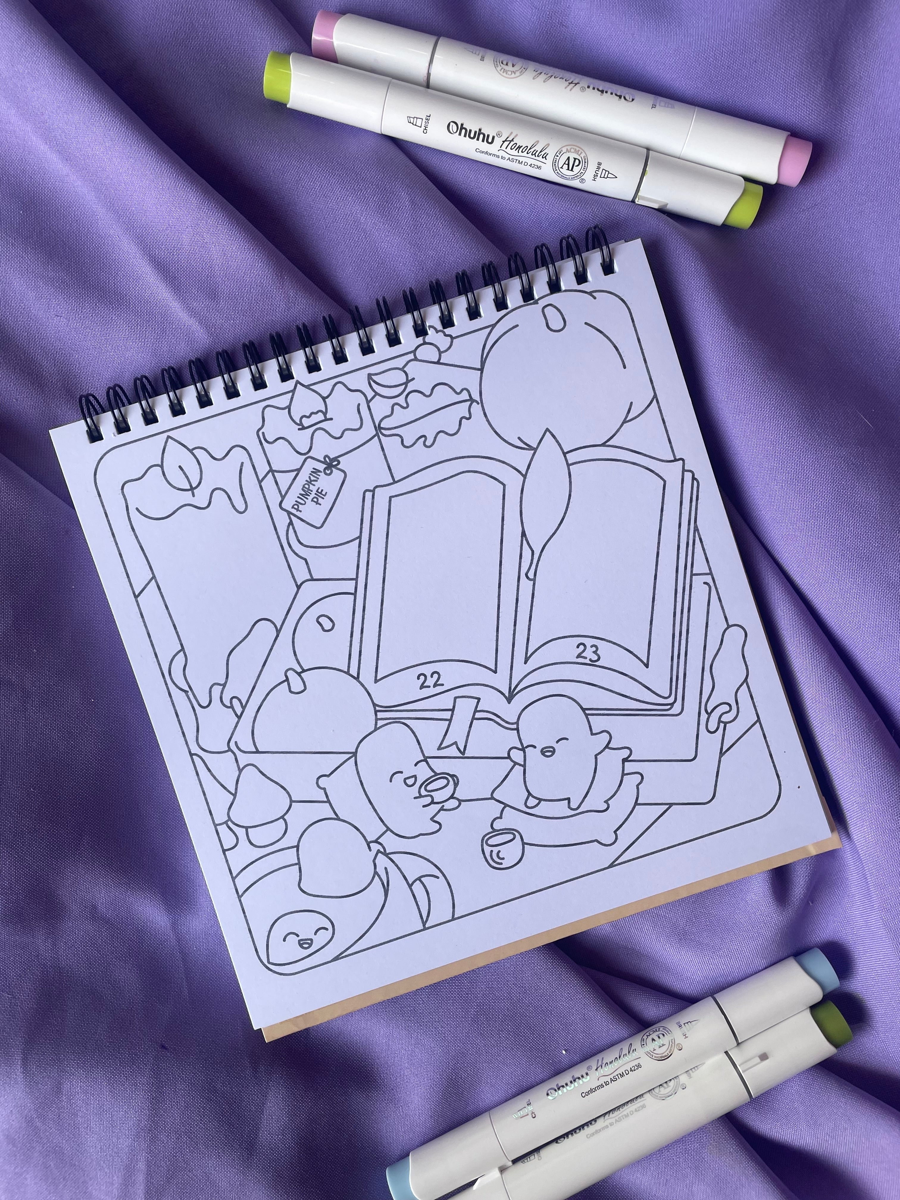 🧣 Sweater Season – Cute & Cozy Coloring Book