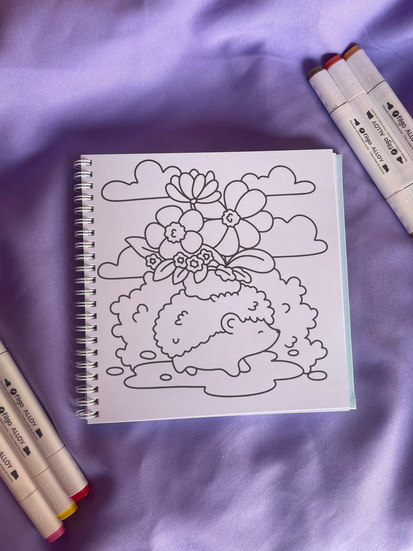 🐥🌸 Blossom Paws – Cute & Easy Coloring Book