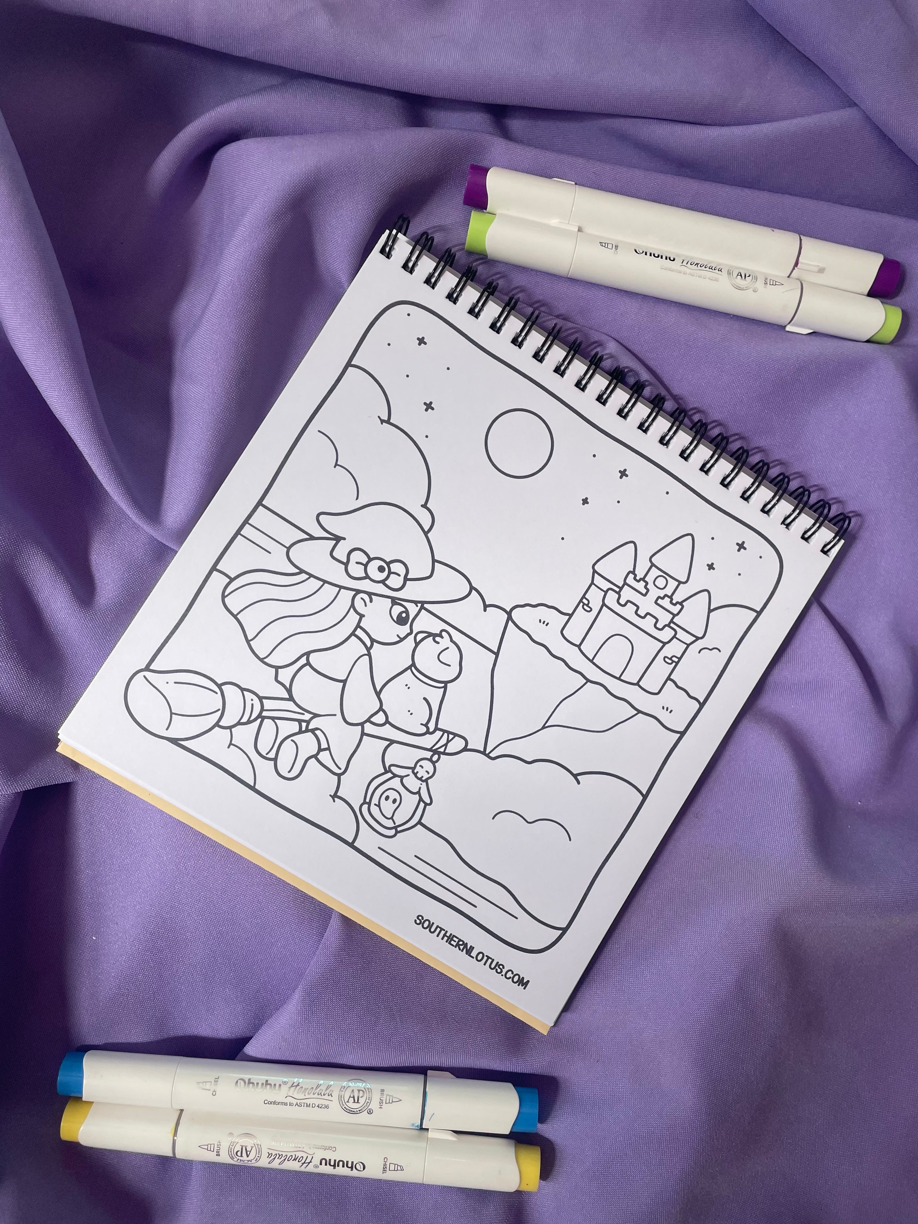 👻 Spooky Vibes Vol. 2 – Cute & Easy Coloring Book