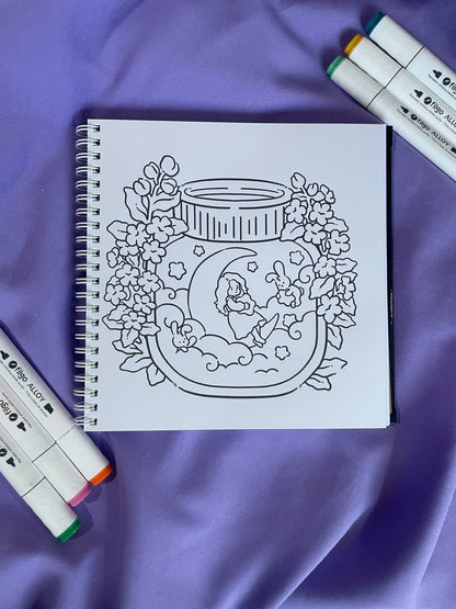🌼📖 JOY JAR – Cute & Cozy Coloring Book 📖🌼