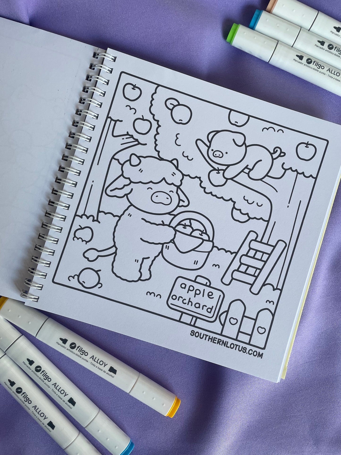 Little Friends Cute & Easy Coloring Book