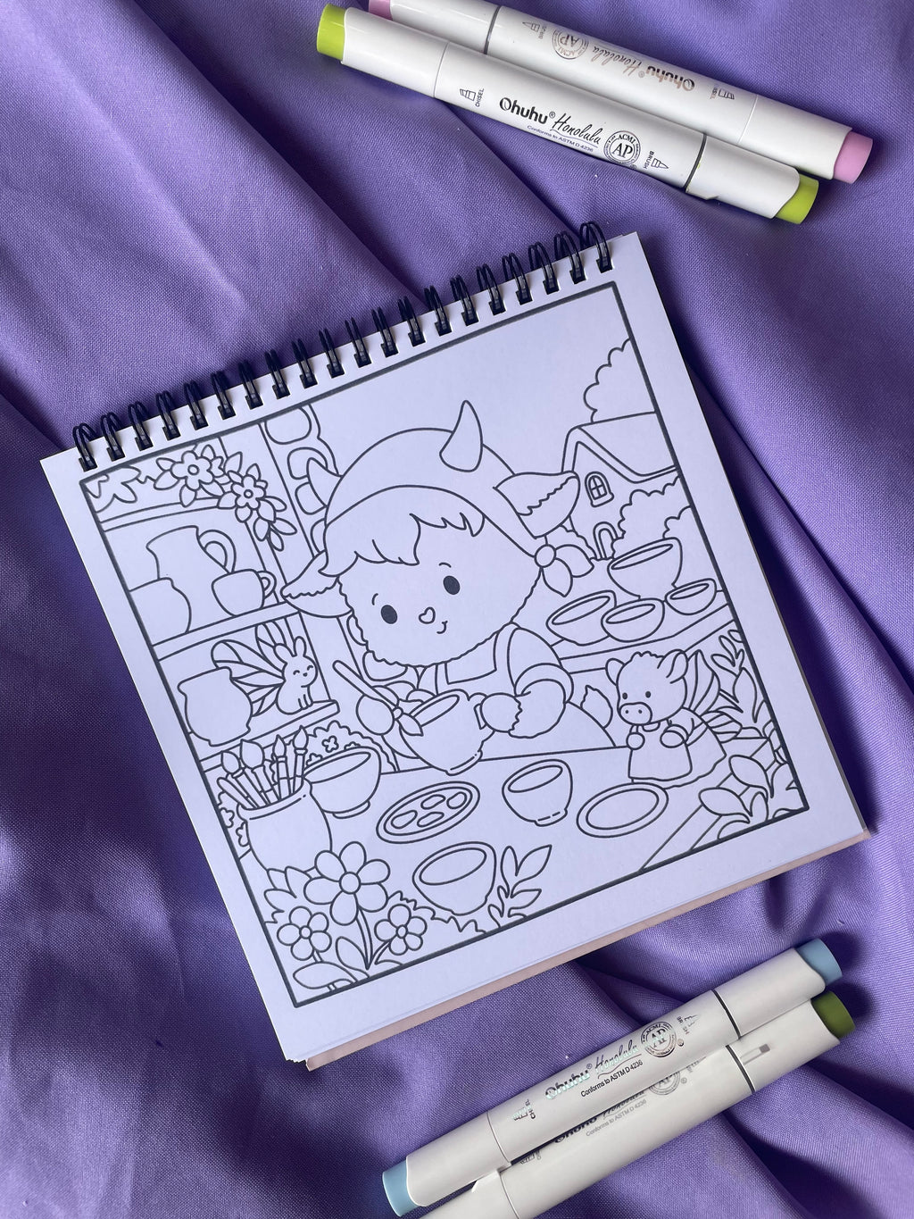 🌿 Hidden Hollow – Coloring Book