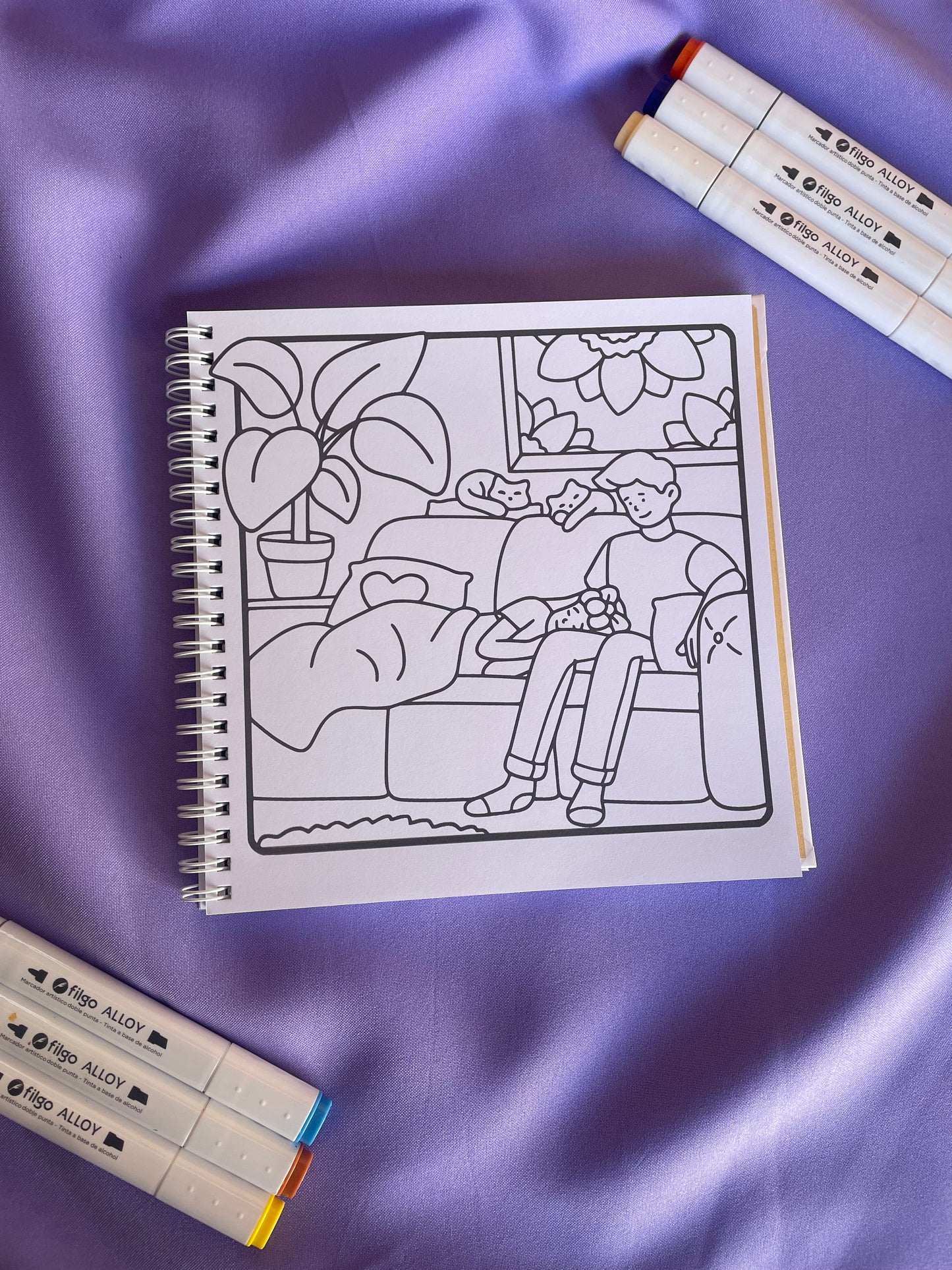 Couple Moments – Cute & Cozy Coloring Book