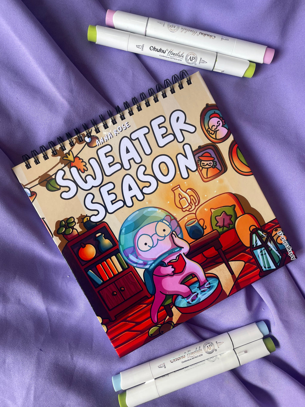 🧣 Sweater Season – Cute & Cozy Coloring Book