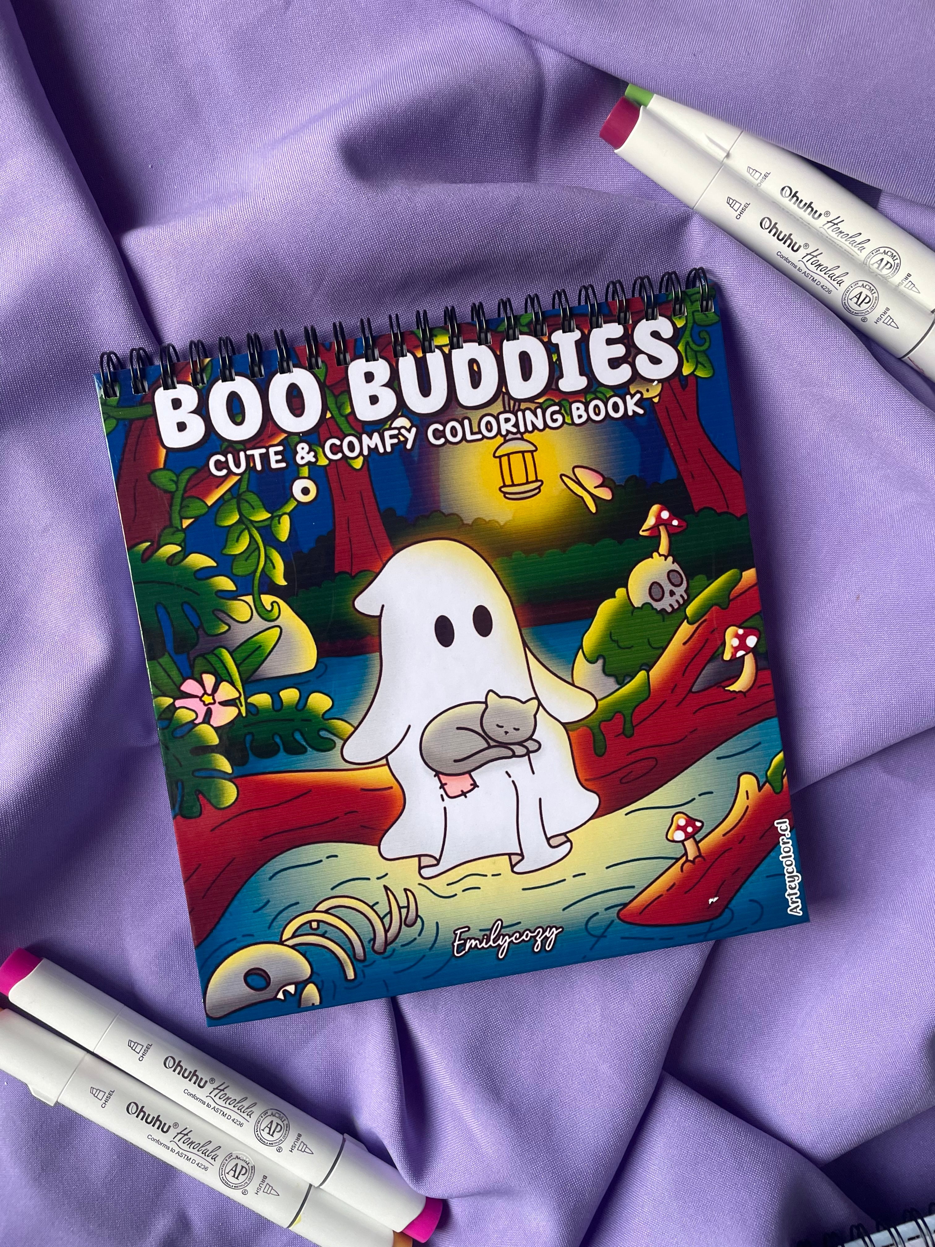 👻 Boo Buddies – Cute & Comfy Coloring Book