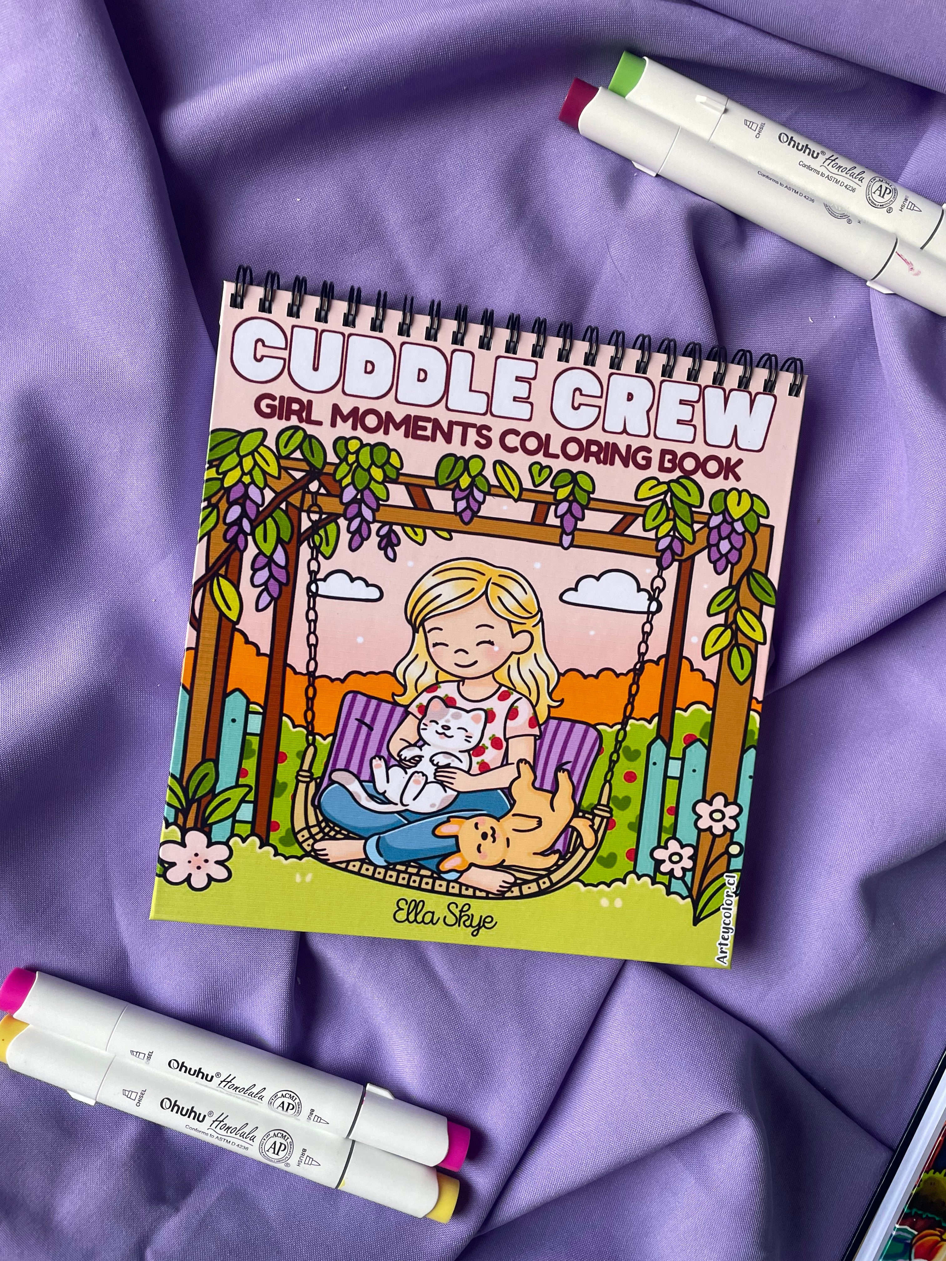 🧸 Cuddle Crew – Girl Moments Coloring Book