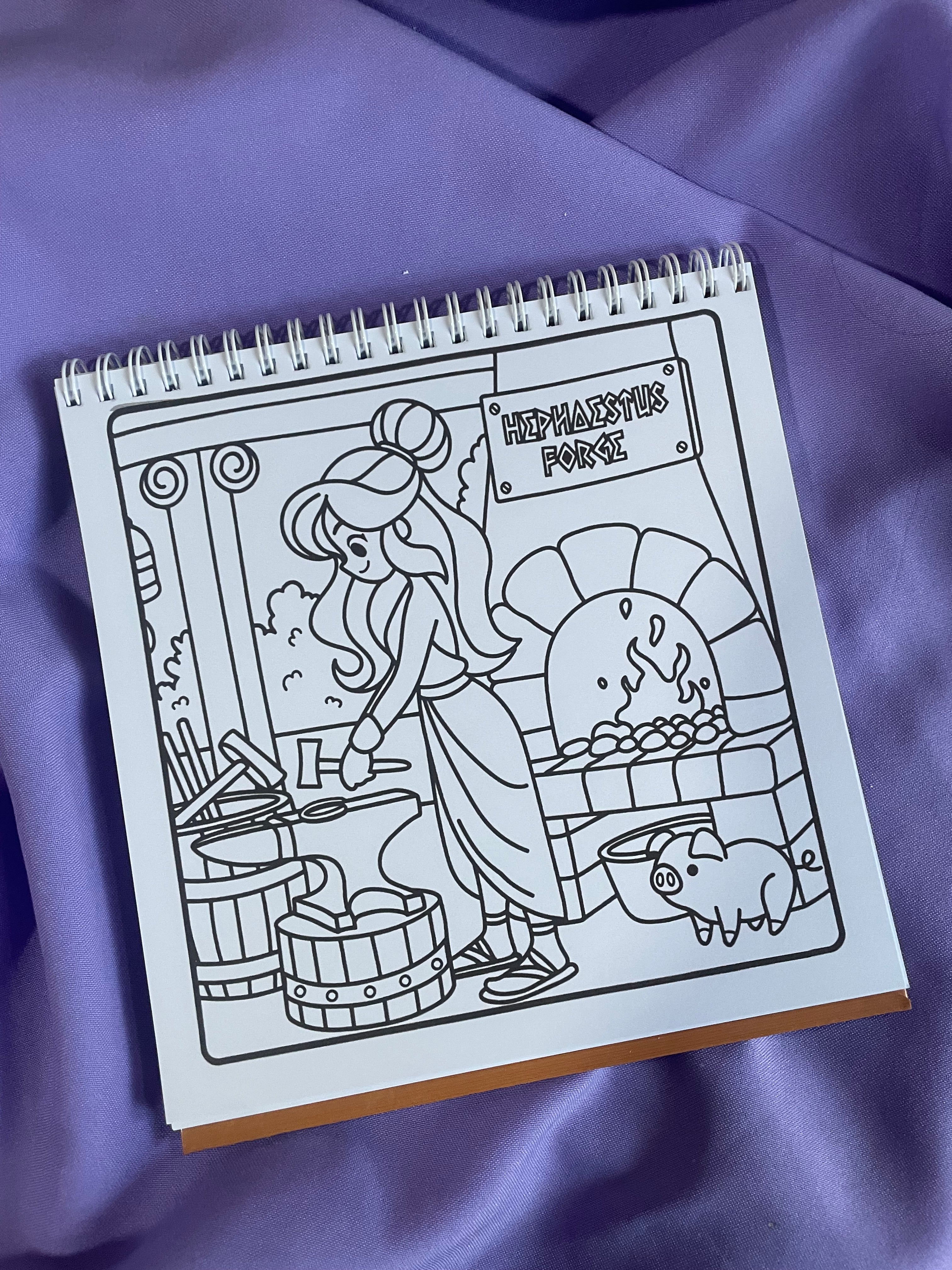 🌸🧪 Circe’s Potion – Girl Moments Coloring Book