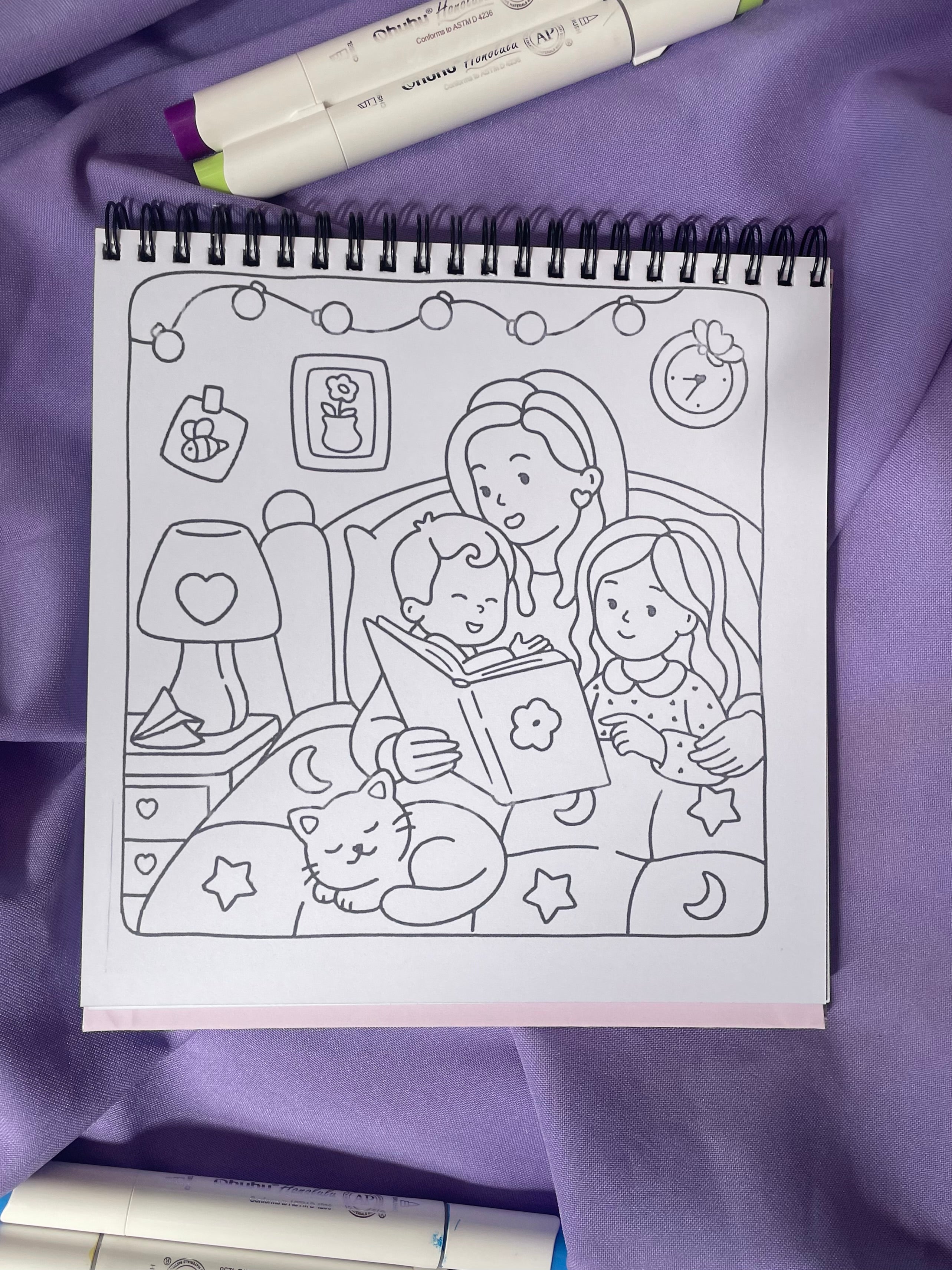 🍳 Housewife Diaries – Cute & Cozy Coloring Book