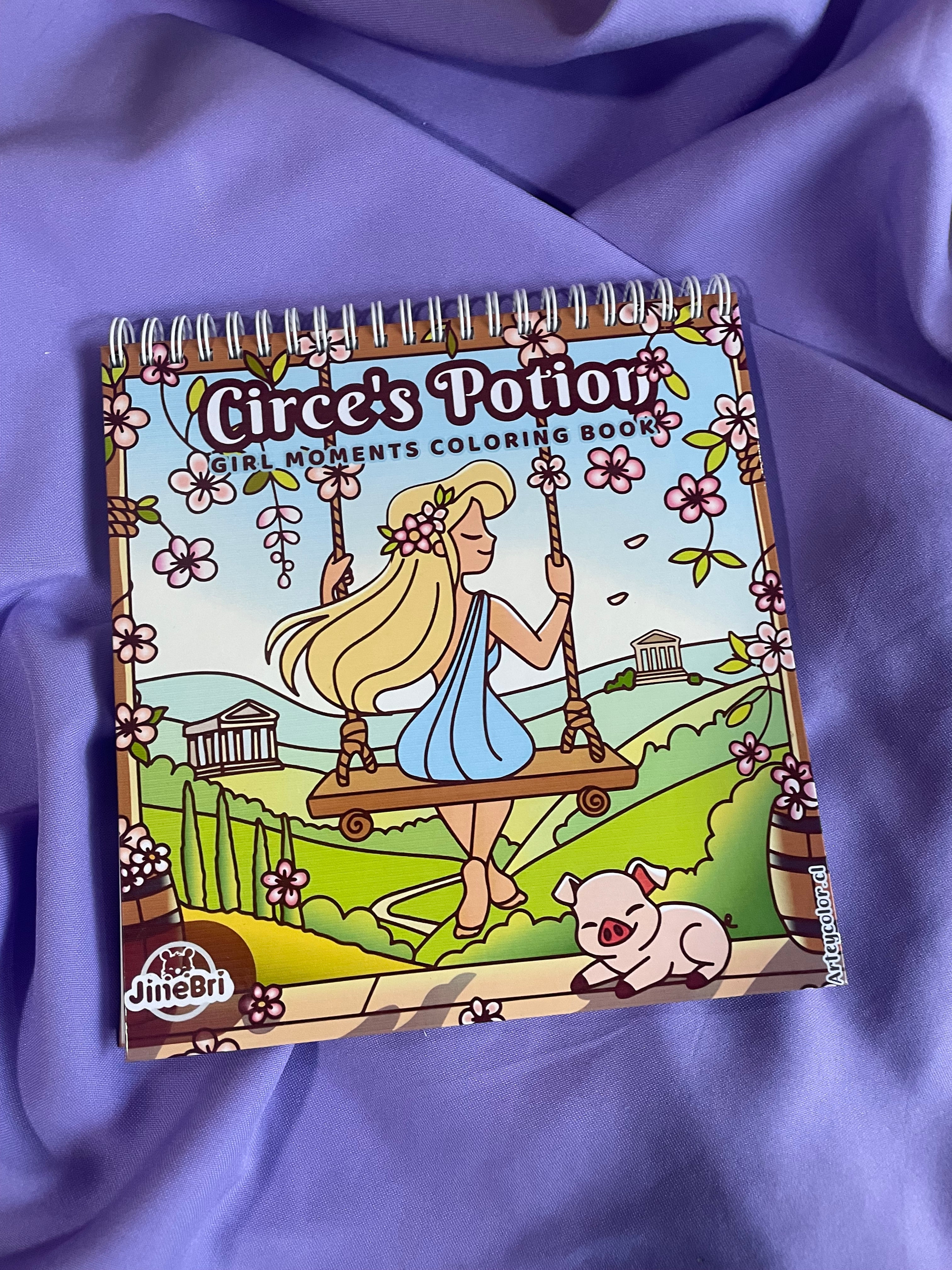 🌸🧪 Circe’s Potion – Girl Moments Coloring Book