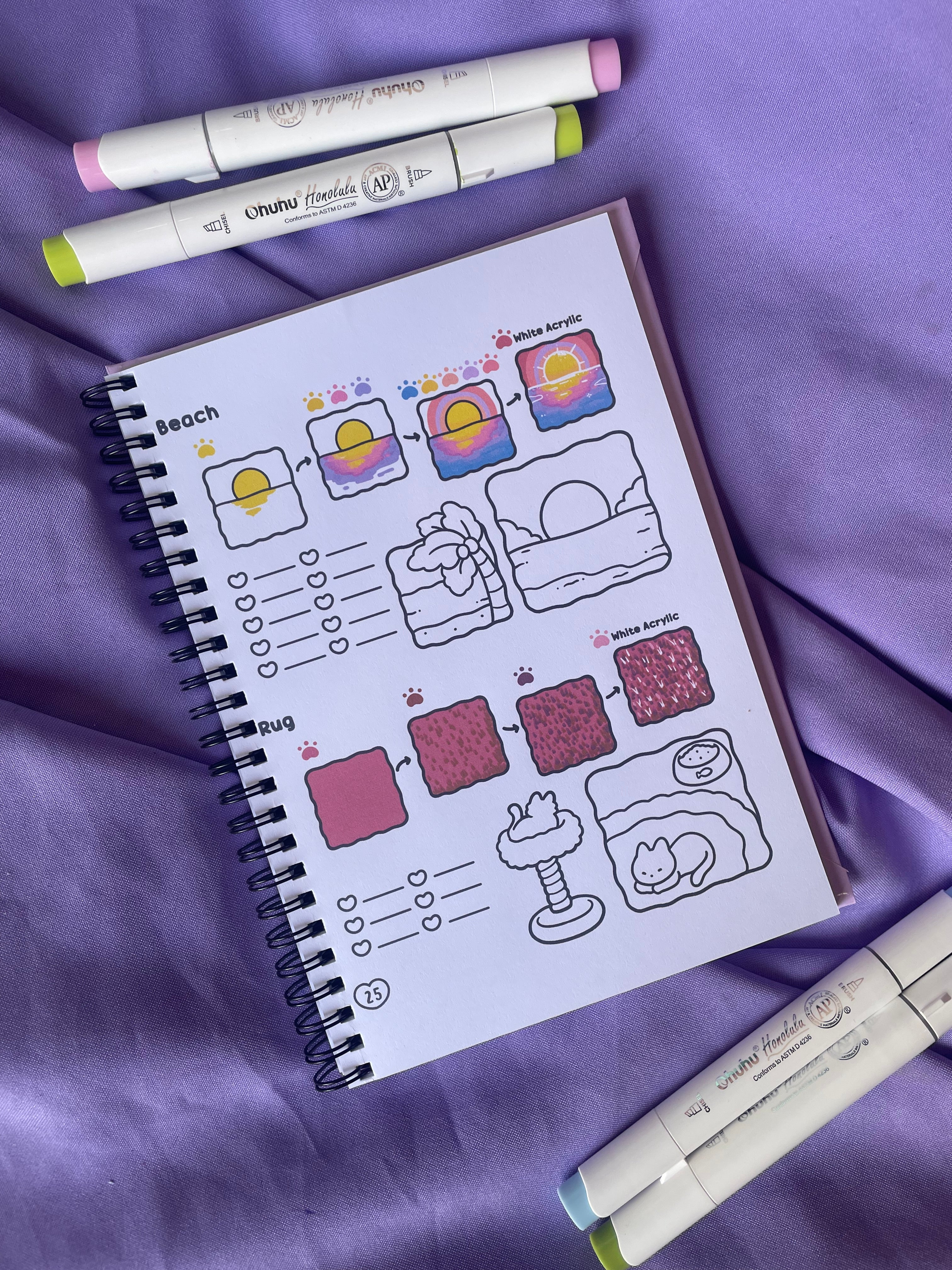 ✨ Coloring Tutorial – Libro para aprender a colorear