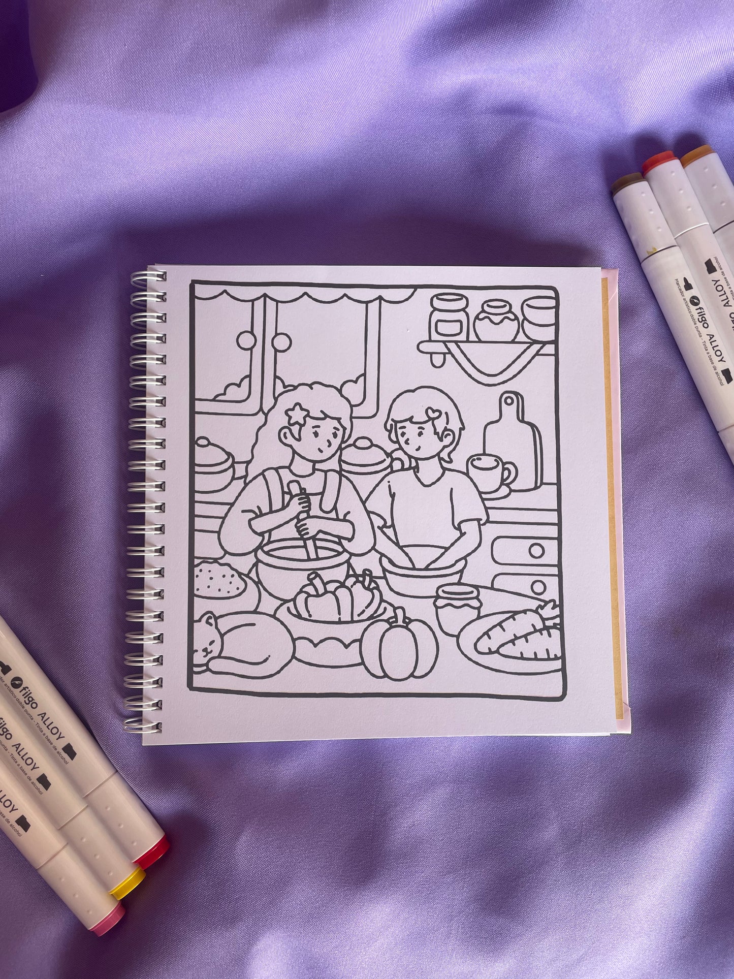 🎡👯‍♀️ Bestie Goals – Cute & Easy Coloring Book