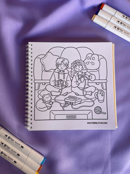 Cozy Times – Cute & Easy Coloring Book