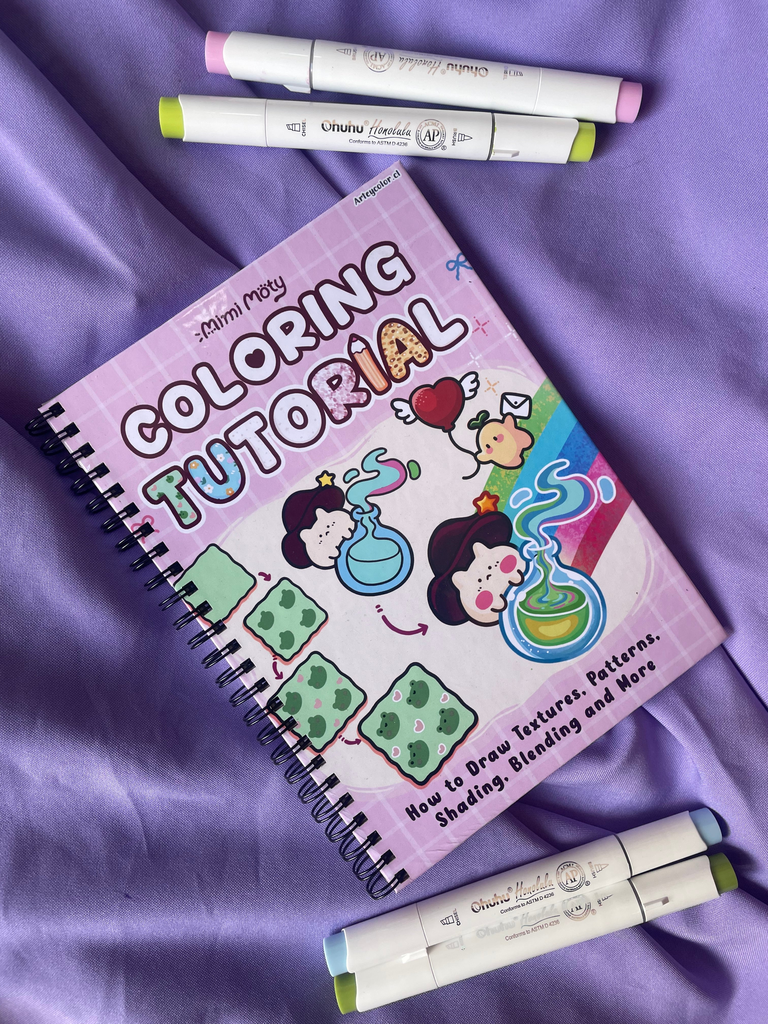 ✨ Coloring Tutorial – Libro para aprender a colorear