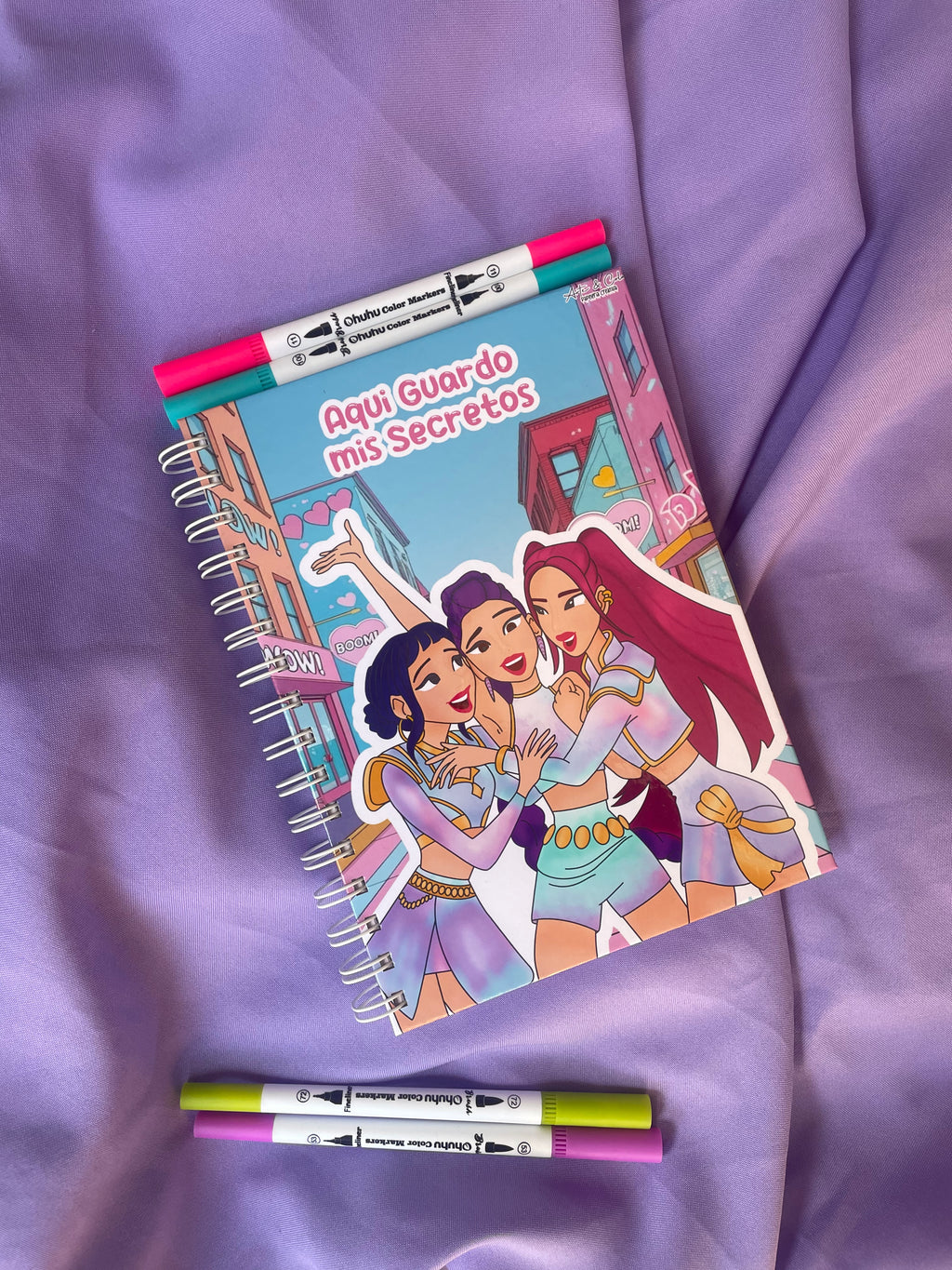 ✨ Diario de Vida Guerreras K-Pop 💜📓
