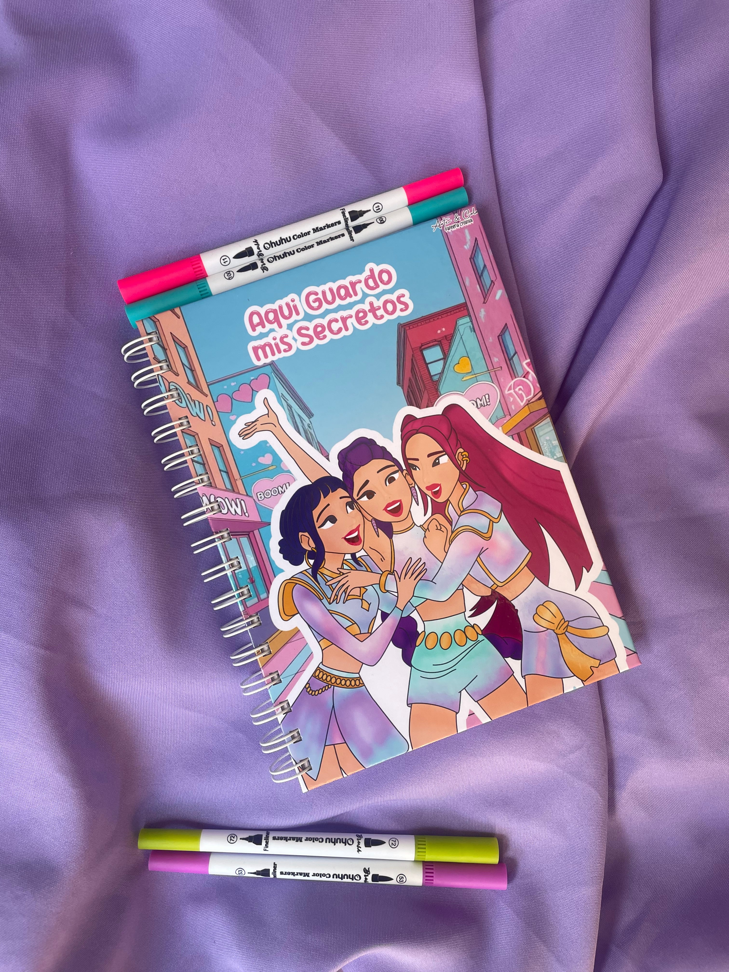✨ Diario de Vida Guerreras K-Pop 💜📓