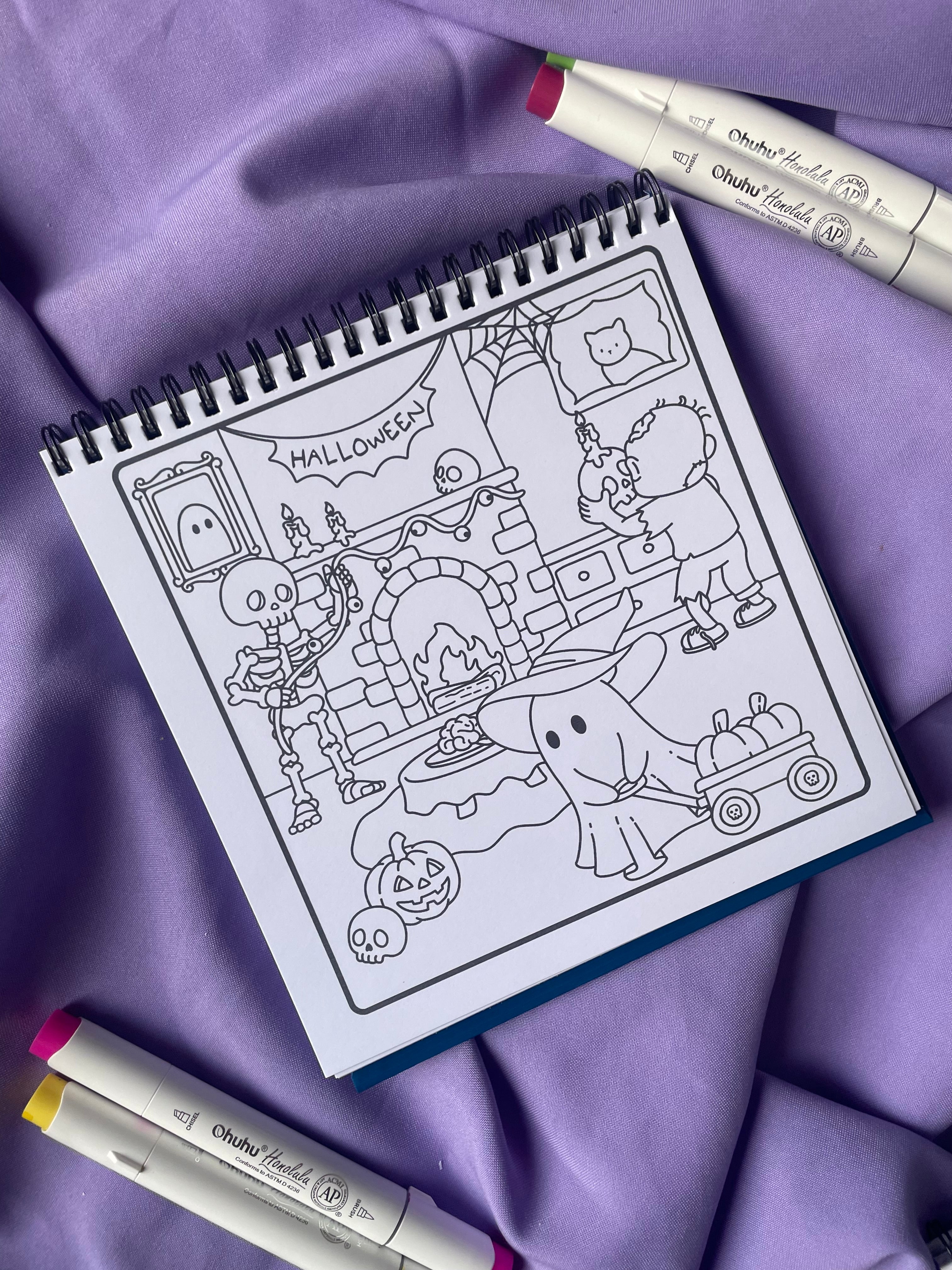 👻 Boo Buddies – Cute & Comfy Coloring Book