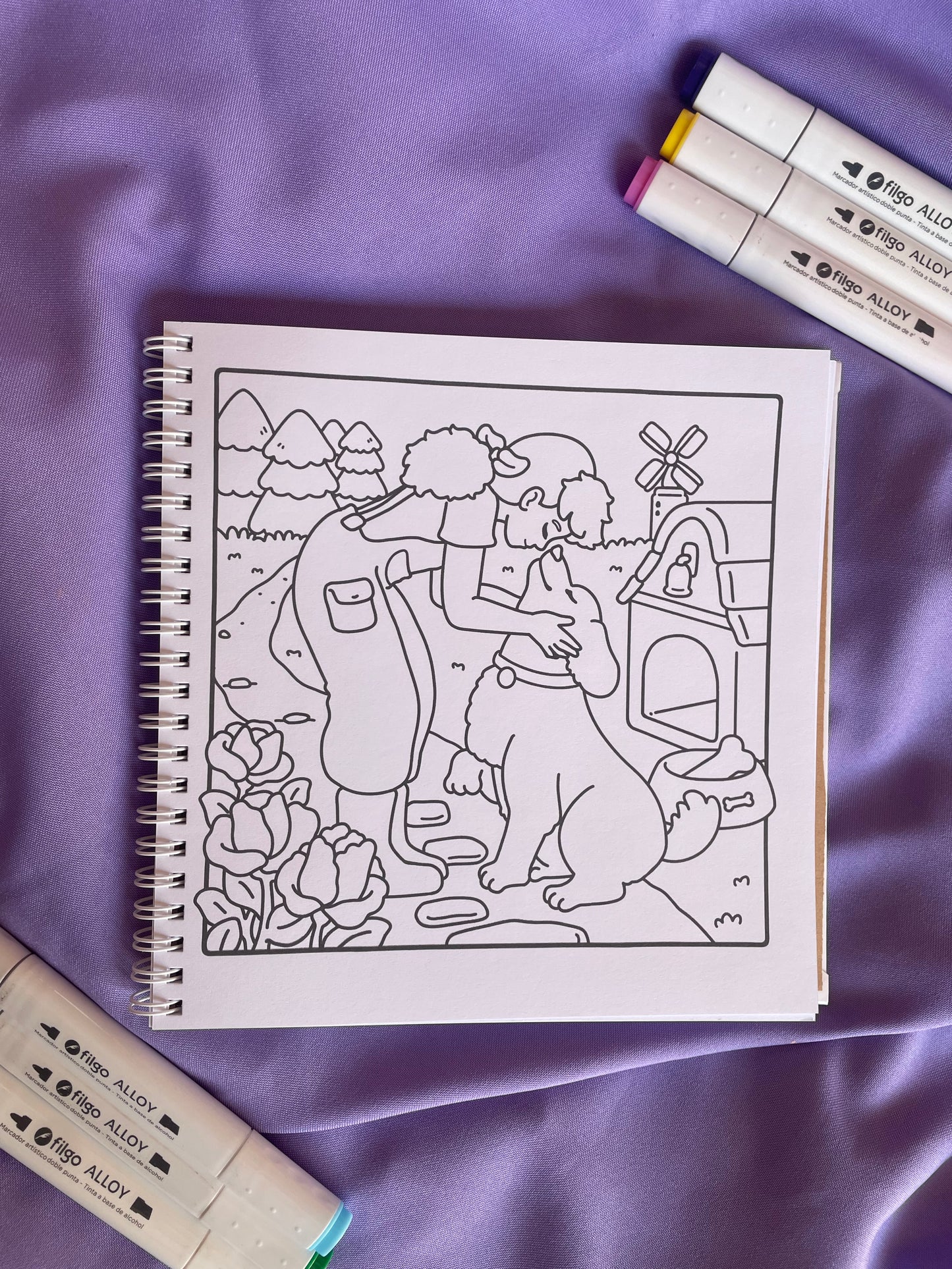 Dog Mom – Dogaholic Coloring Book