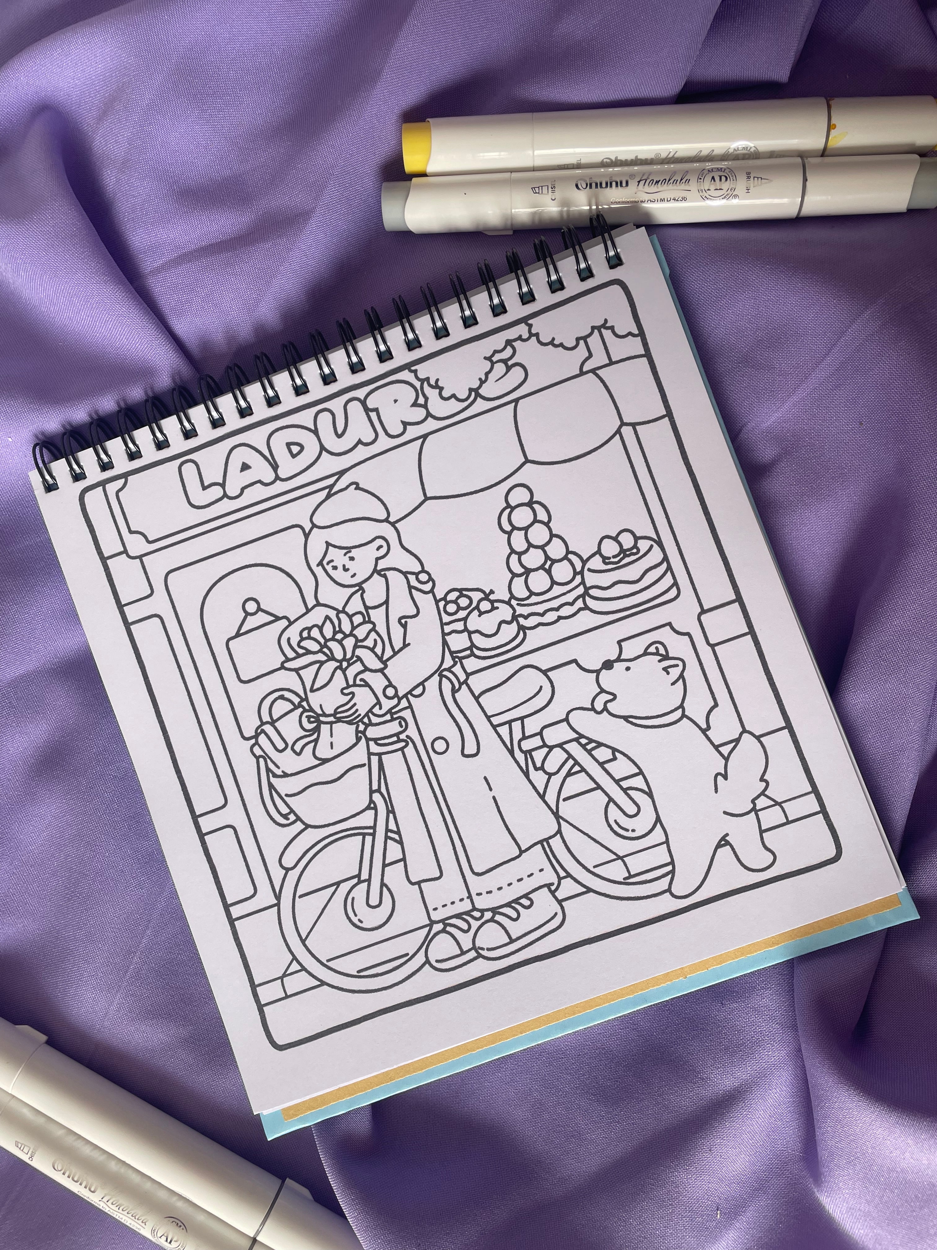 🌸☕ Simple Joys Vol. 2 – Cute & Easy Coloring Book