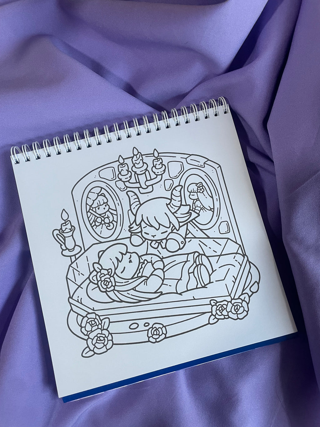 💜🌙 Cozy Romantasy – Cute Coloring Book