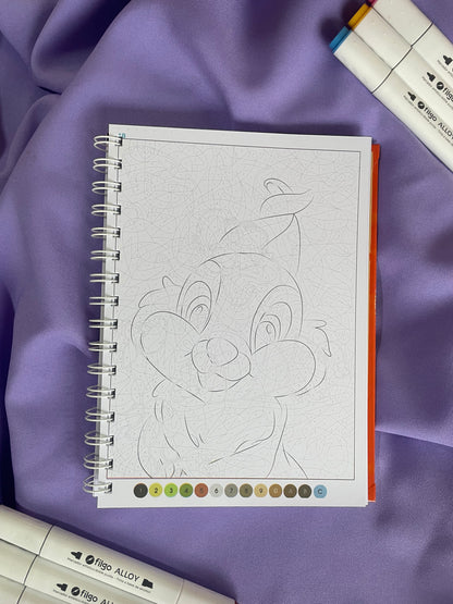 🎨 Libro para Colorear por Números - Disney Trompe-l’œil