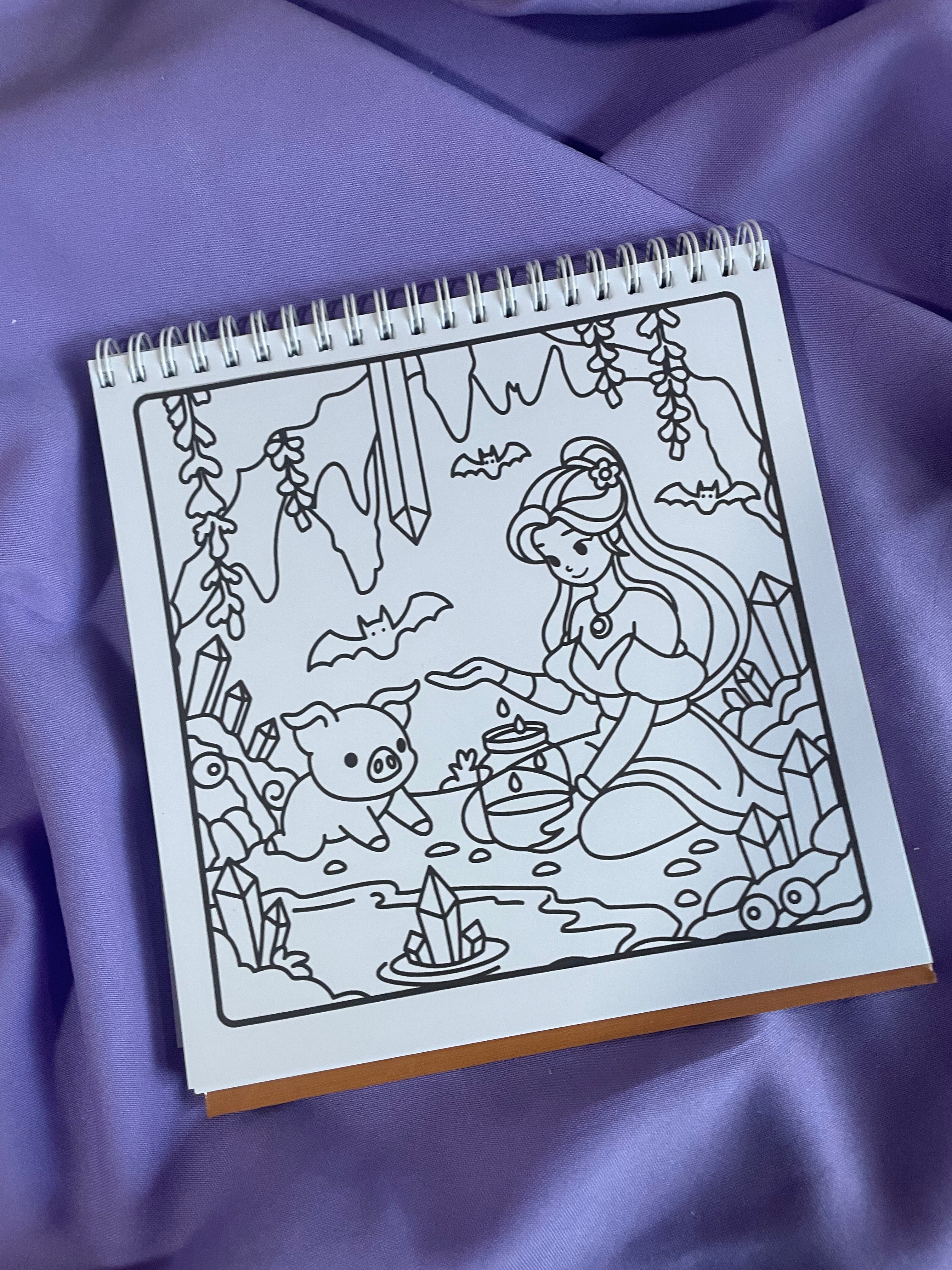 🌸🧪 Circe’s Potion – Girl Moments Coloring Book
