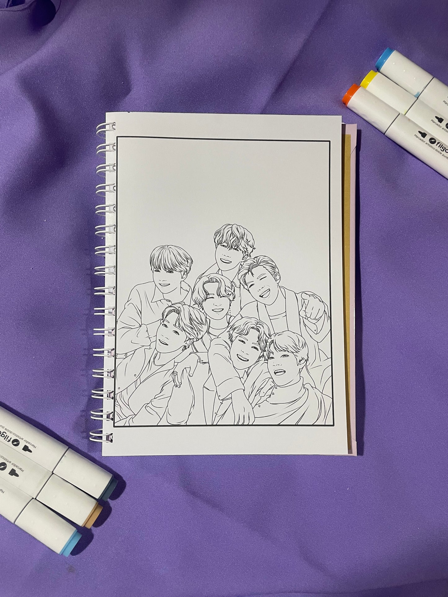 Libro de colorear BTS – Edición especial para ARMY