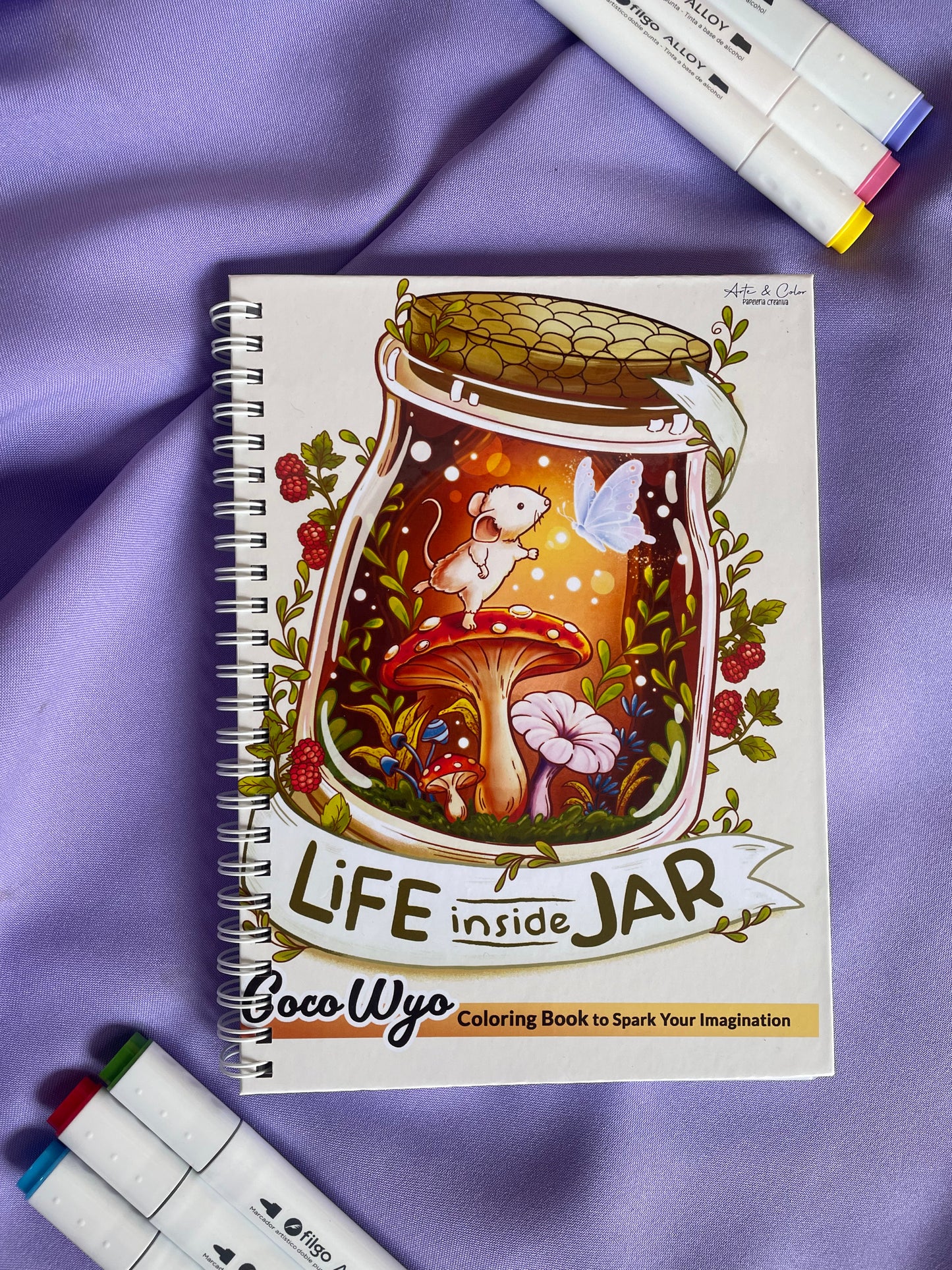 Life Inside Jar - Libro para colorear mágico