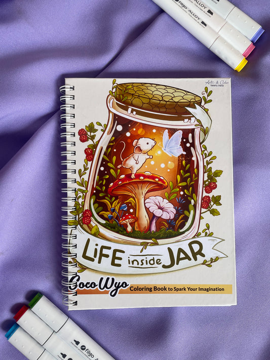 Life Inside Jar - Libro para colorear mágico