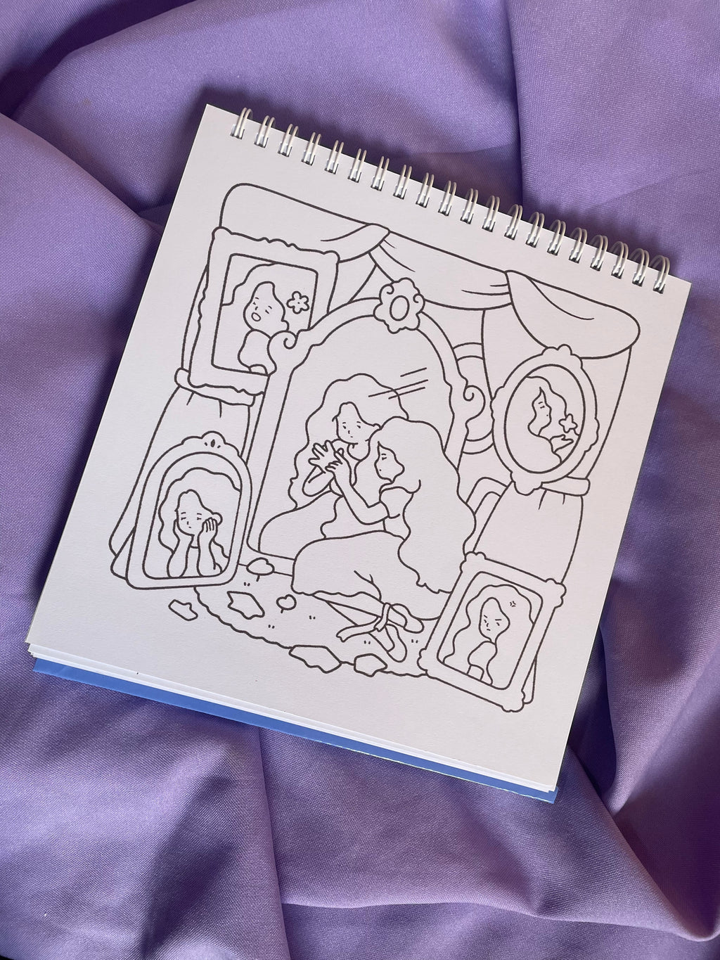🌙✨ Soft Dreamy – Self-Love Coloring Book