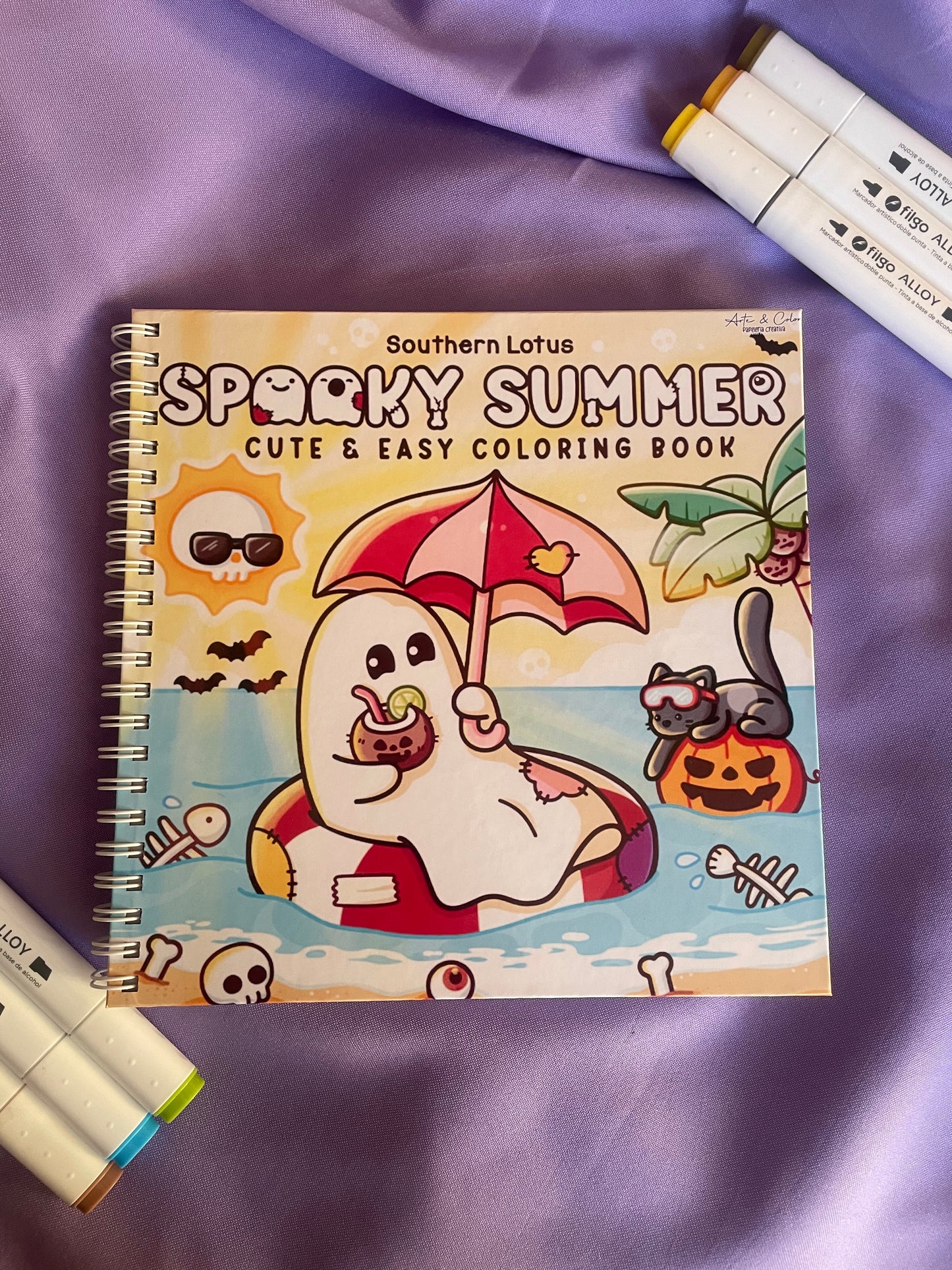 📖Spooky Summer – Cute & Spooky Coloring BooK