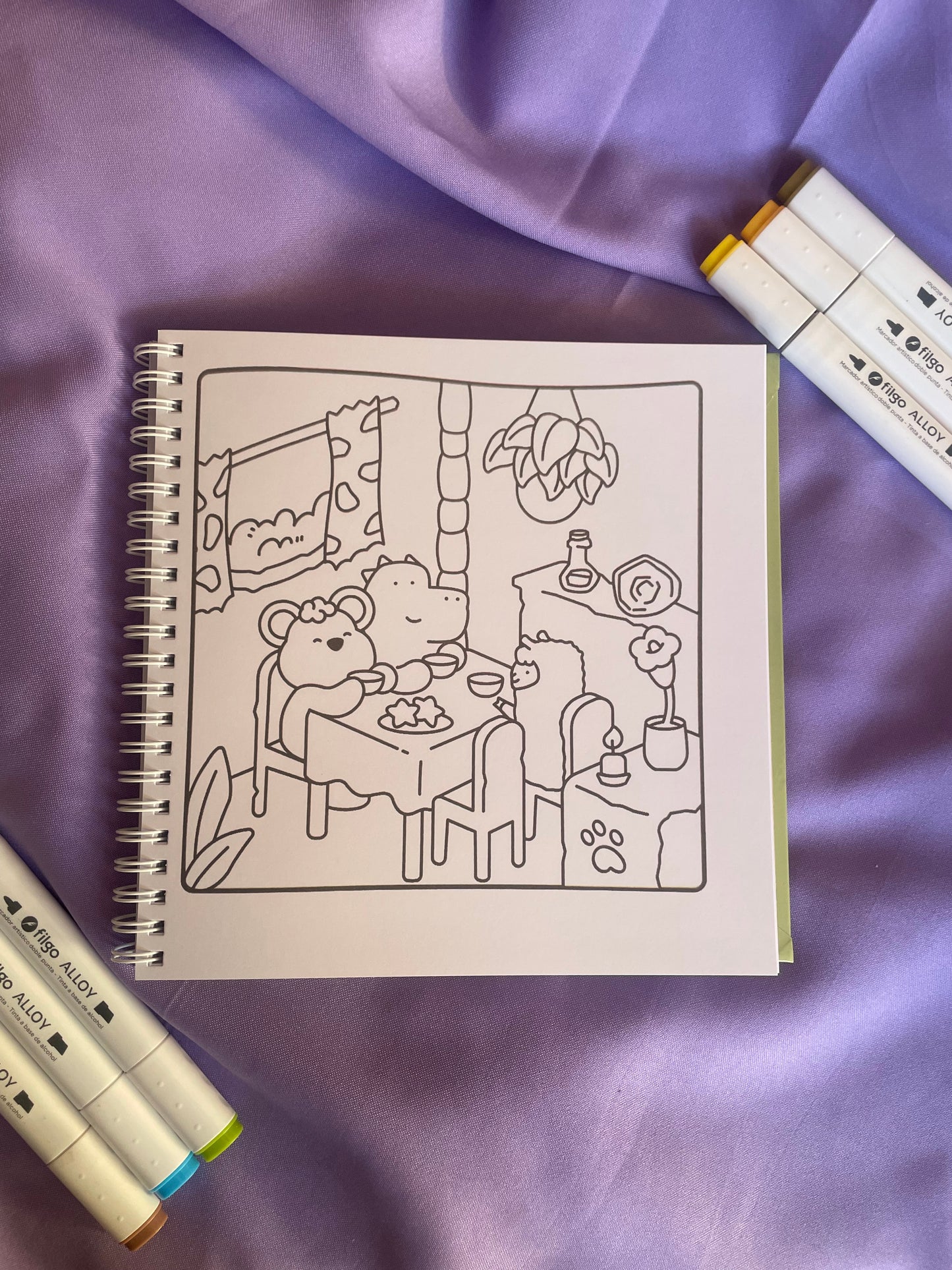 📖 Jurassic Cuddles – Bold & Easy Coloring BooK