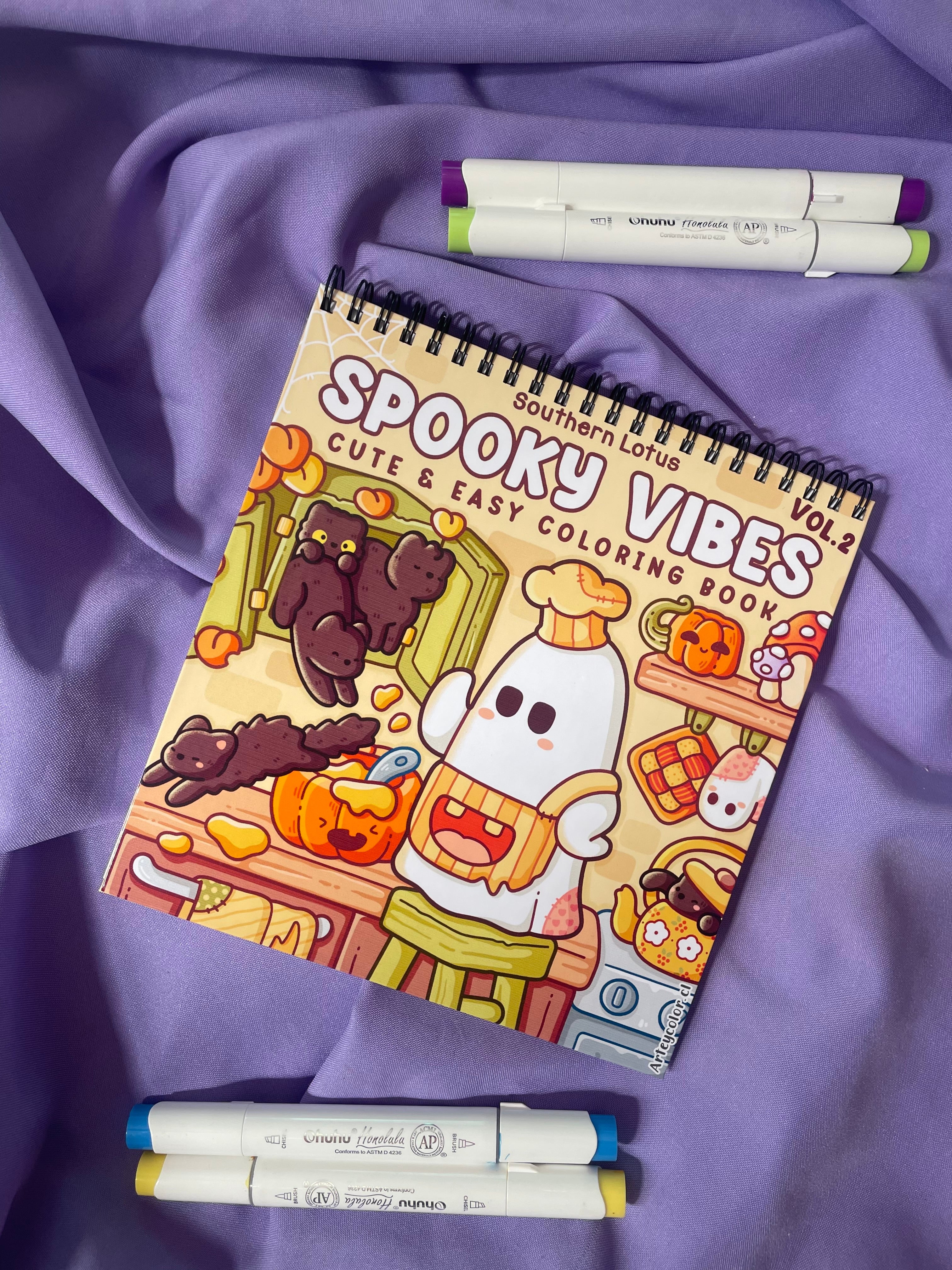 👻 Spooky Vibes Vol. 2 – Cute & Easy Coloring Book