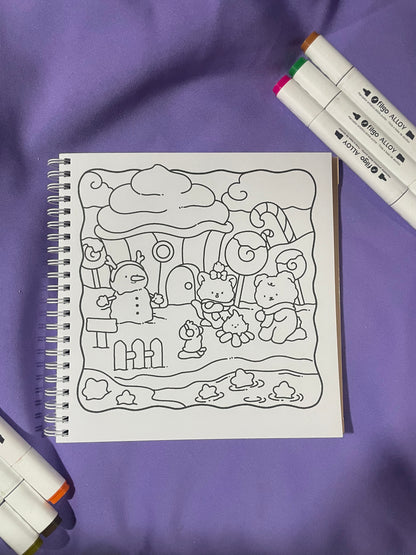 📖 Fuzzy Magic – Fuzzy Buddies Coloring Book