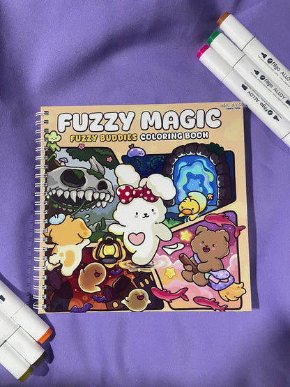 📖 Fuzzy Magic – Fuzzy Buddies Coloring Book