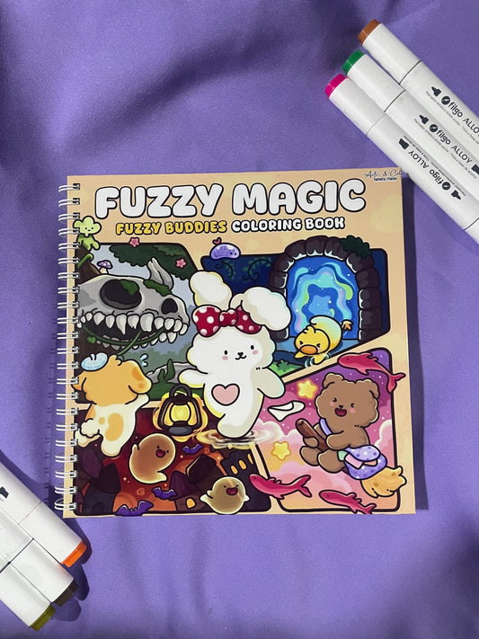 📖 Fuzzy Magic – Fuzzy Buddies Coloring Book