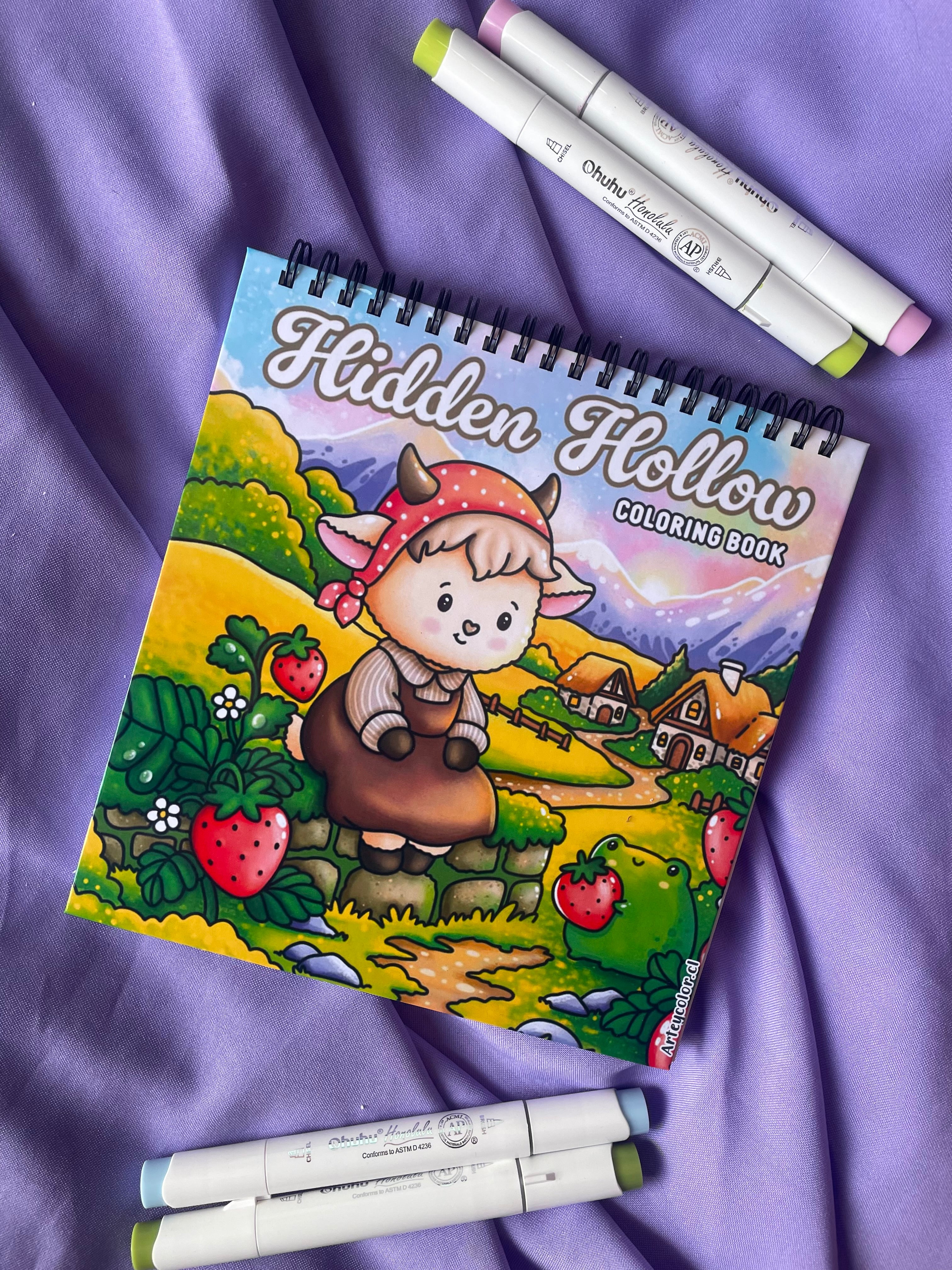 🌿 Hidden Hollow – Coloring Book