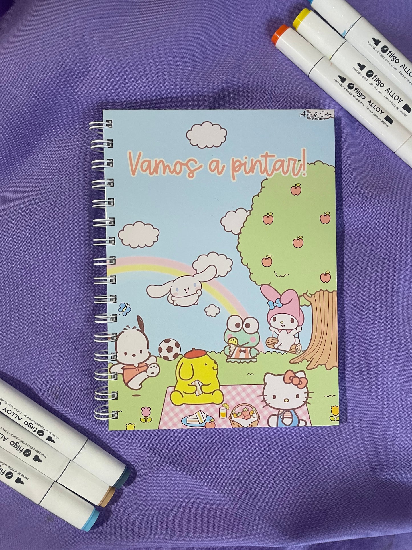 Vamos a pintar! Hello Kitty y sus amigos