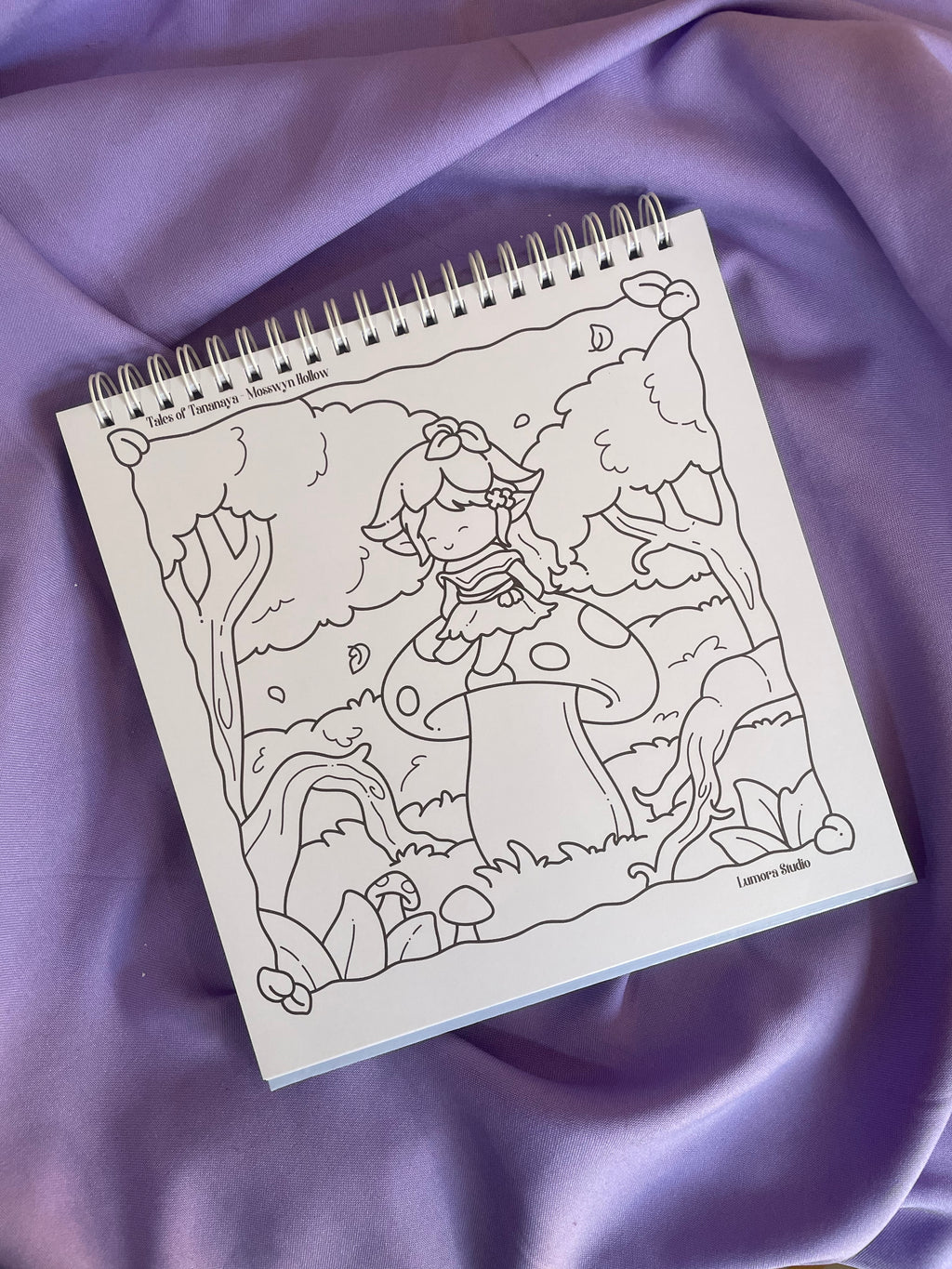 🍄🧚 Mosswyn Hollow – Cute Fairy Coloring Book
