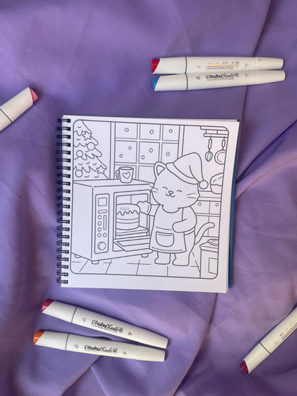 🎄✨ Comfy Christmas – Cute & Comfy Coloring Book ✨🎄