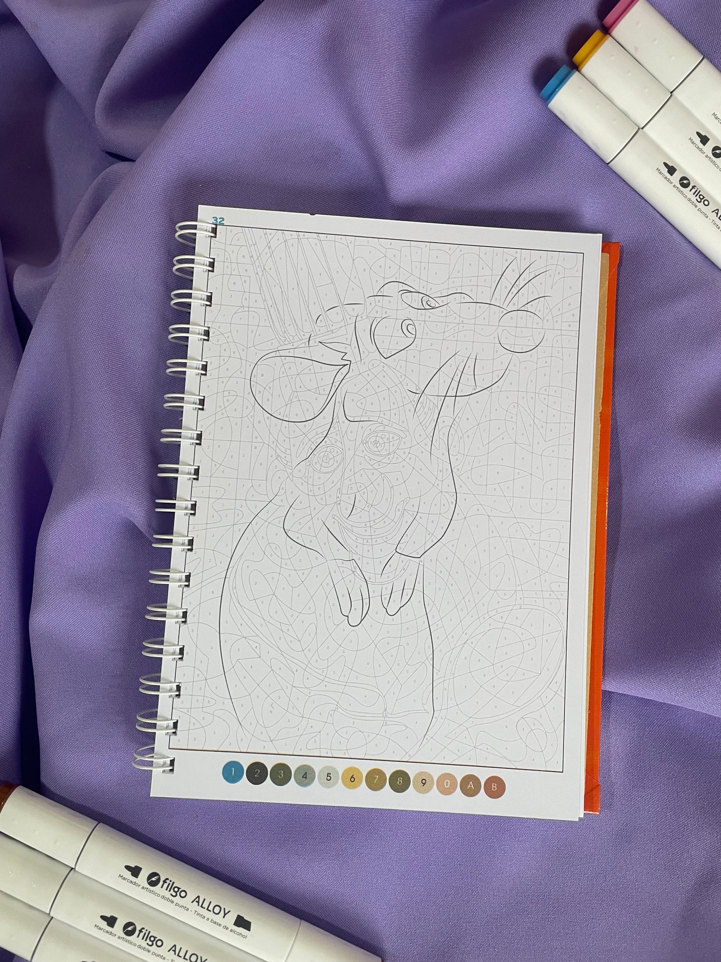 🎨 Libro para Colorear por Números - Disney Trompe-l’œil