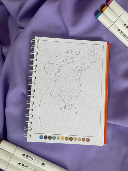 🎨 Libro para Colorear por Números - Disney Trompe-l’œil